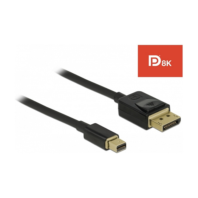Kabel DELOCK 84927 (Mini DisplayPort na DisplayPort, 8K 60Hz, 1m)
