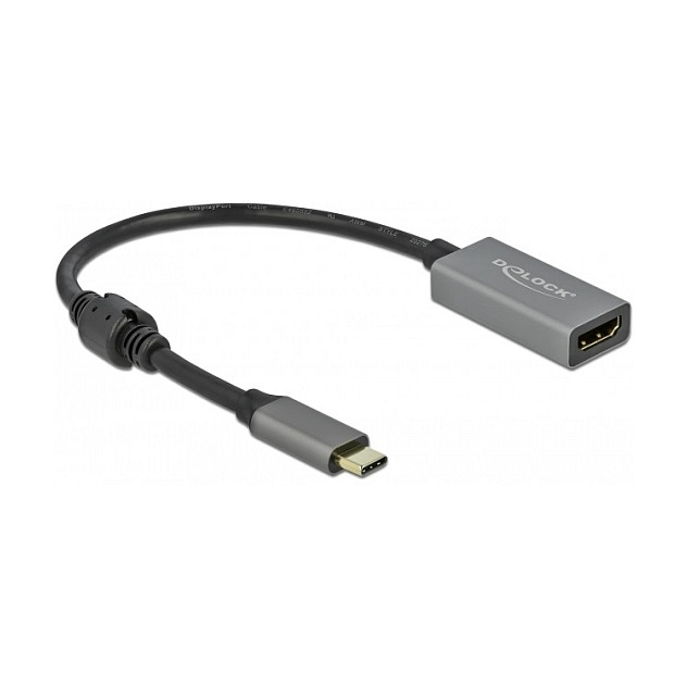 USB-C na HDMI adapter DELOCK 66571 (aktivni, 4K 60Hz, HDR, 20cm)-0