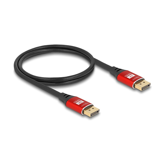 DisplayPort kabel DELOCK 80605 (8K 60Hz, 2m, crveni)-1