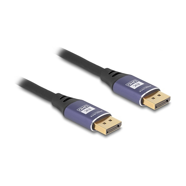 DisplayPort kabel DELOCK 80603 (DP 1.4, 8K 60Hz, 5m, lila)-0