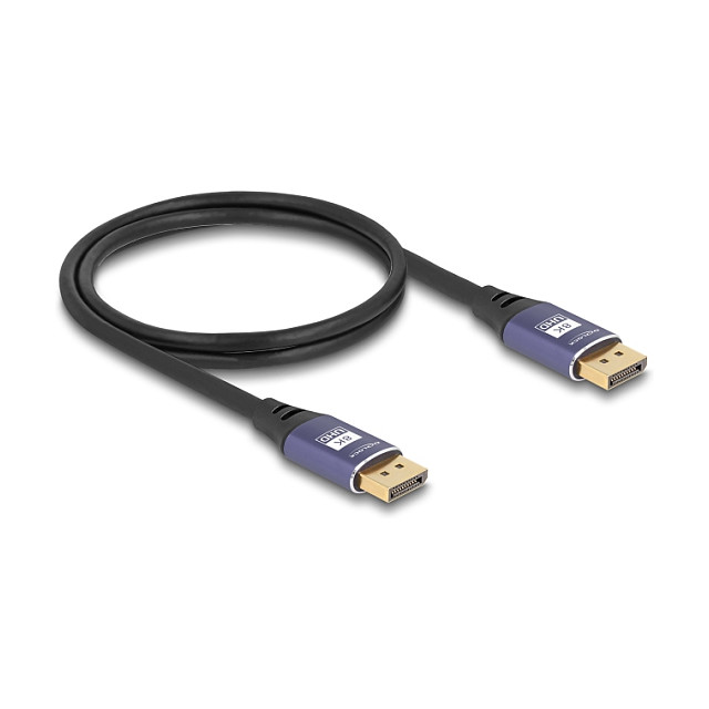 DisplayPort kabel DELOCK 80603 (DP 1.4, 8K 60Hz, 5m, lila)-1