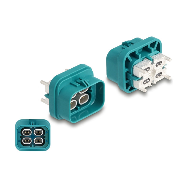 KONEKTOR DELOCK HDMTD quad (za PCB, IP67/IP69K zaštita)-0