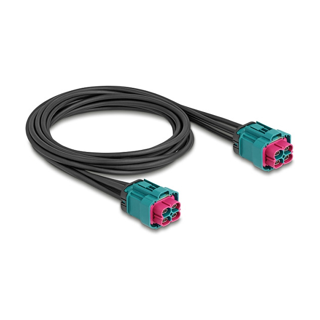 Kabel DELOCK H-MTD Z (quad ženski na ženski, 1m, IP67)