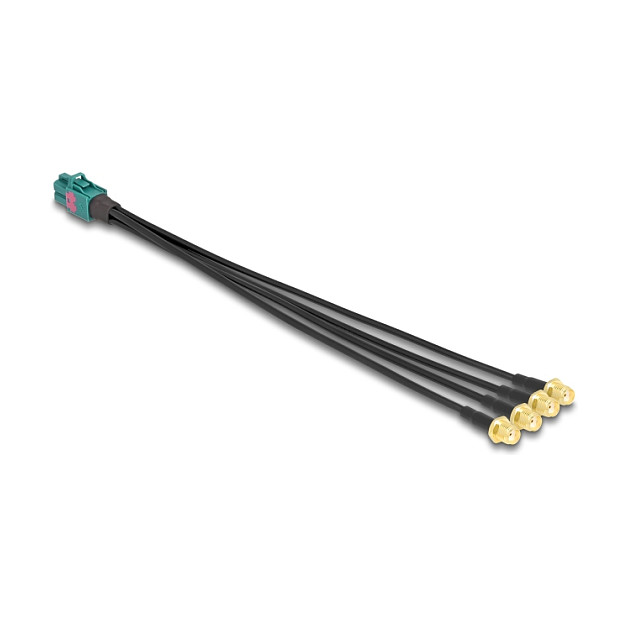 Kabel DELOCK Mini FAKRA Z na 4x SMA (ženski/ženski, RG-174, 20cm)-1