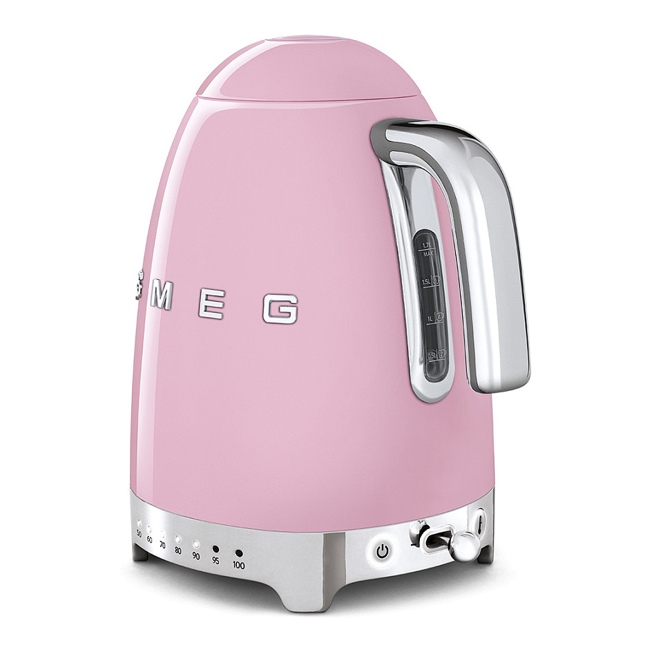 Kuhalo za vodu SMEG KLF04PKEU (50's Style, Cadillac Pink, 1.7L, podesiva temperatura)-2