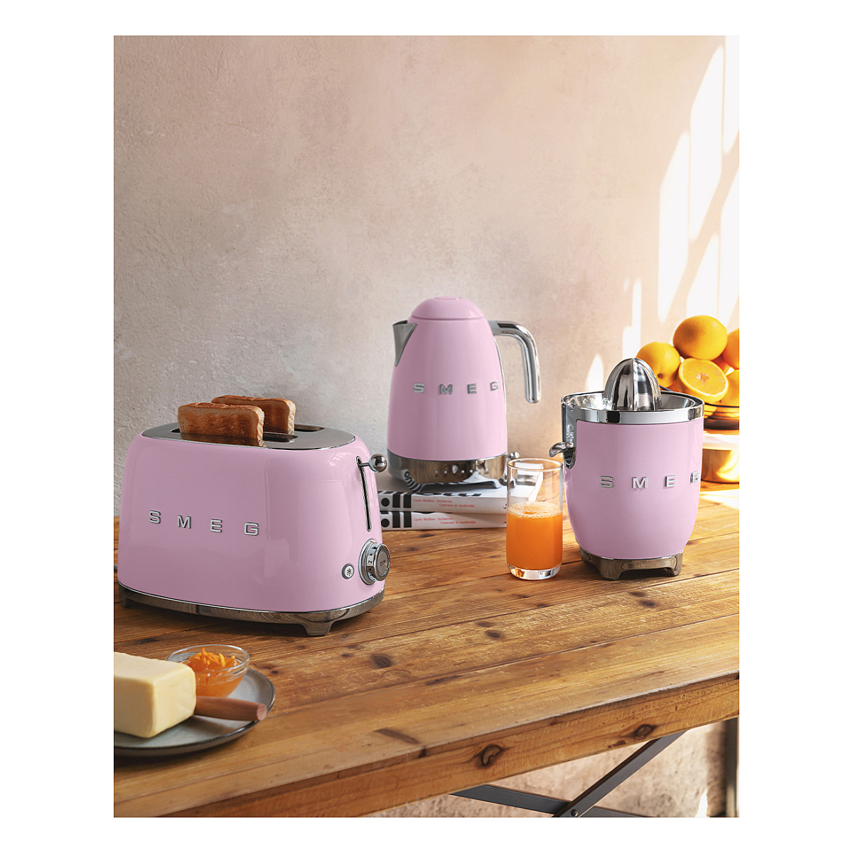 Kuhalo za vodu SMEG KLF04PKEU (50's Style, Cadillac Pink, 1.7L, podesiva temperatura)-6