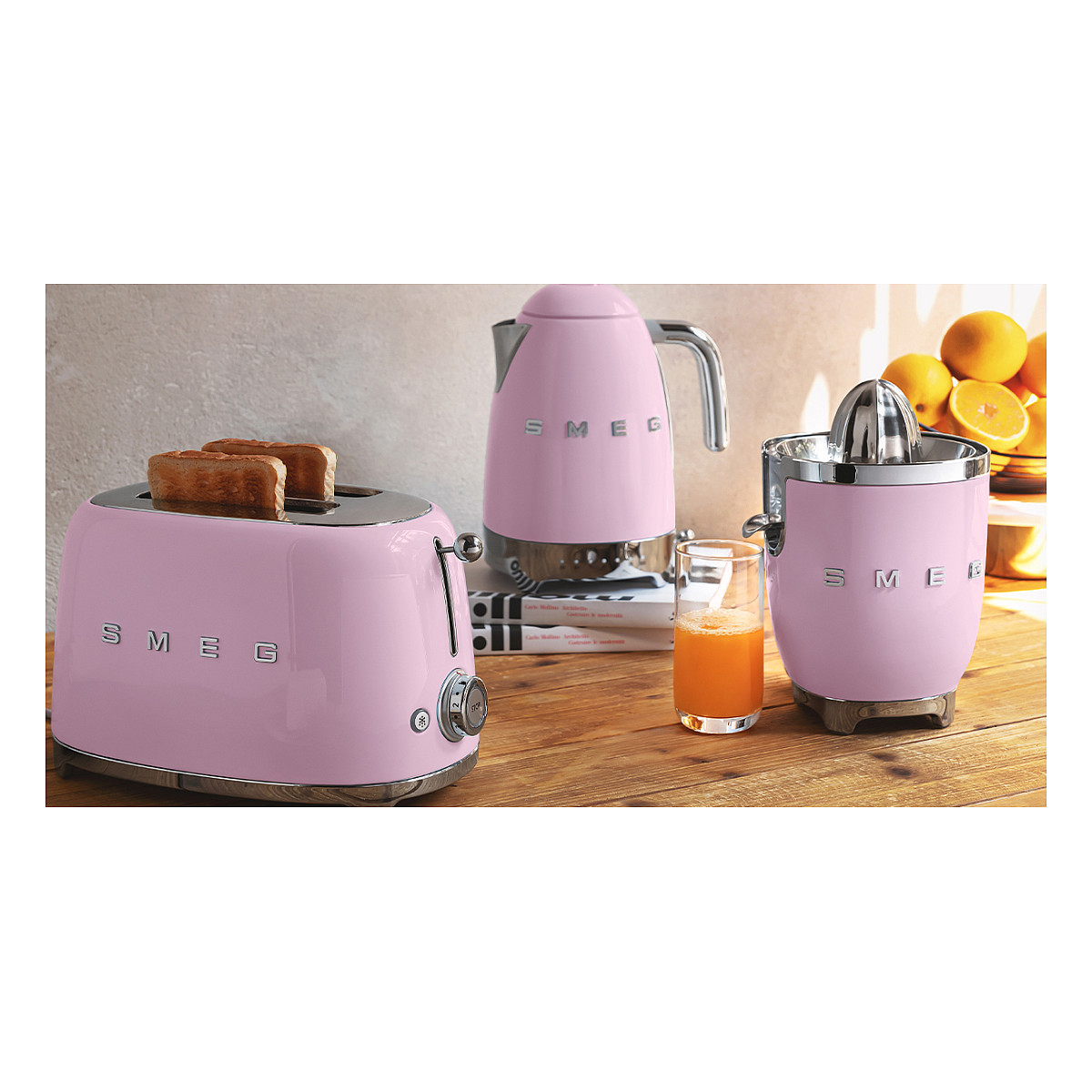 Kuhalo za vodu SMEG KLF04PKEU (50's Style, Cadillac Pink, 1.7L, podesiva temperatura)-8