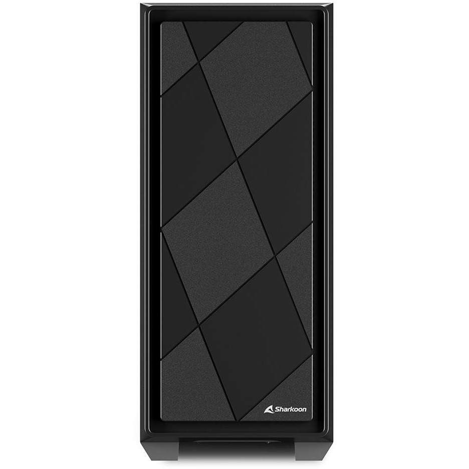 PC kućište SHARKOON VS8 Black (ATX, Midi Tower, kaljeno staklo, 1x 120mm RGB ventilator)-1