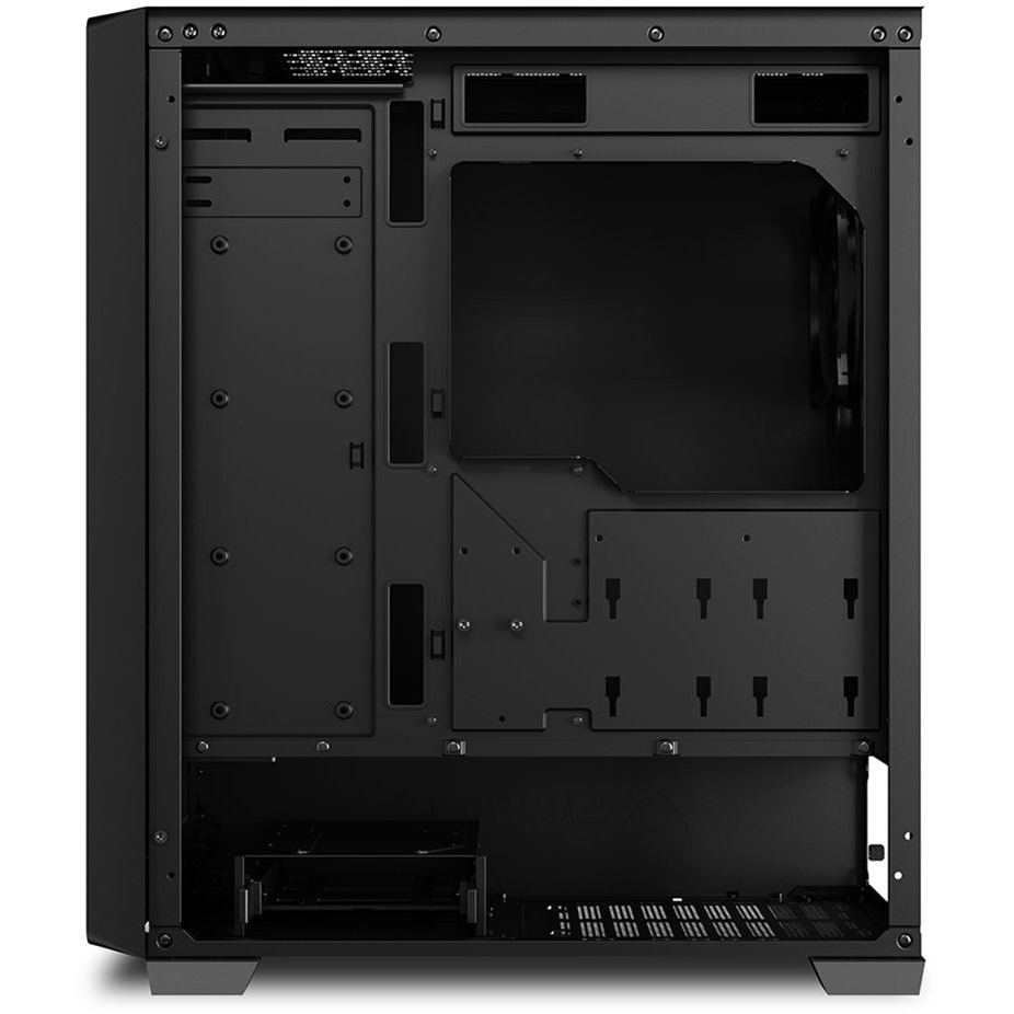 PC kućište SHARKOON VS8 Black (ATX, Midi Tower, kaljeno staklo, 1x 120mm RGB ventilator)-5