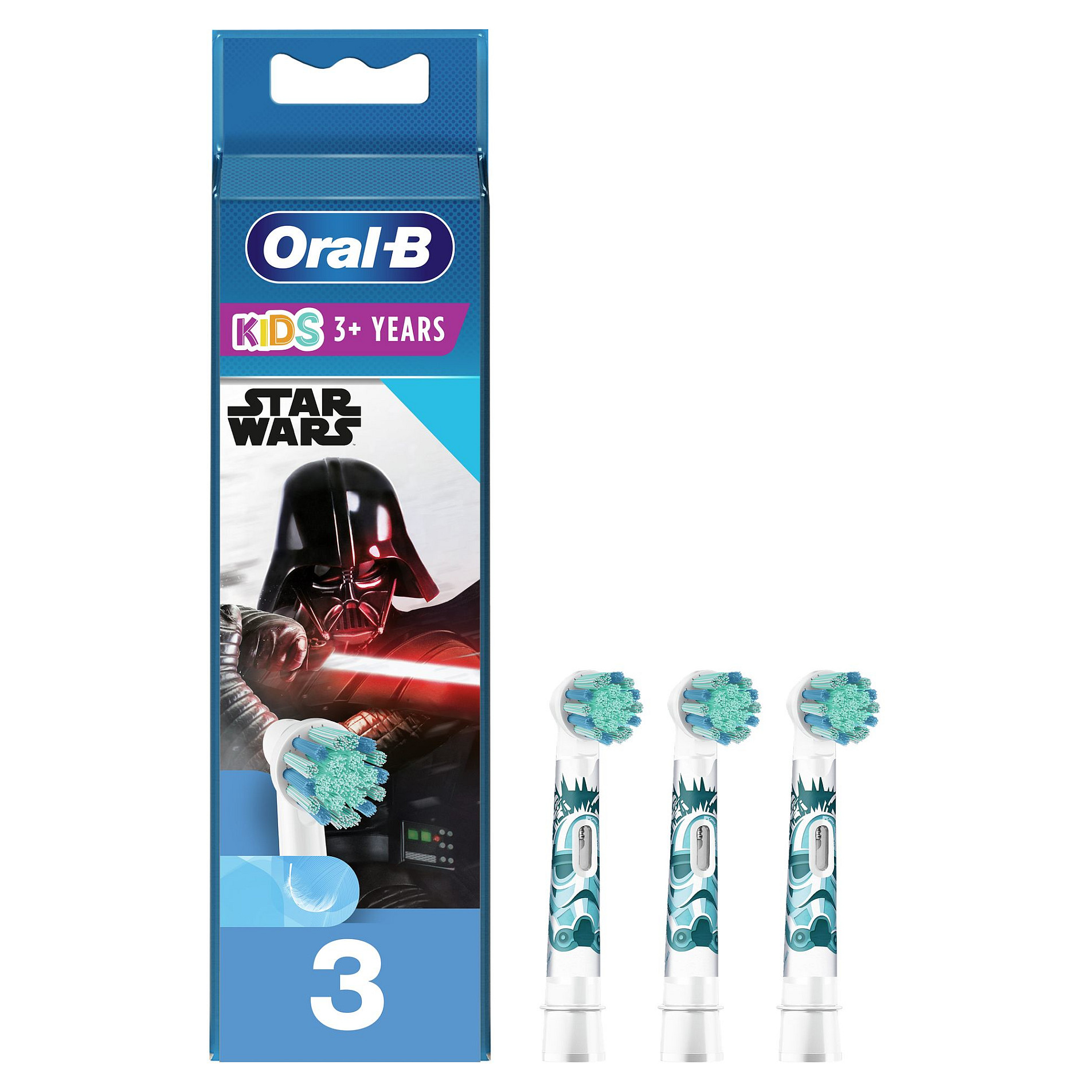 Zamjenske glave za električnu četkicu ORAL-B Kids Star Wars (3 komada)-0