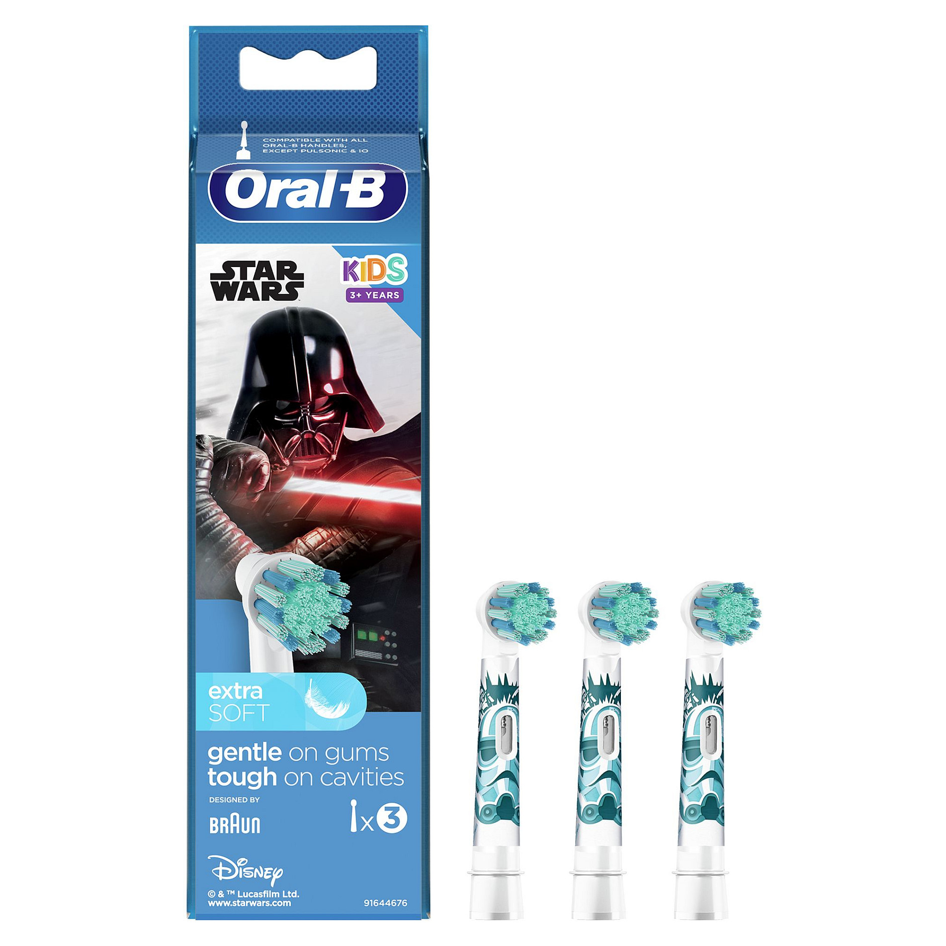 Zamjenske glave za električnu četkicu ORAL-B Kids Star Wars (3 komada)-8