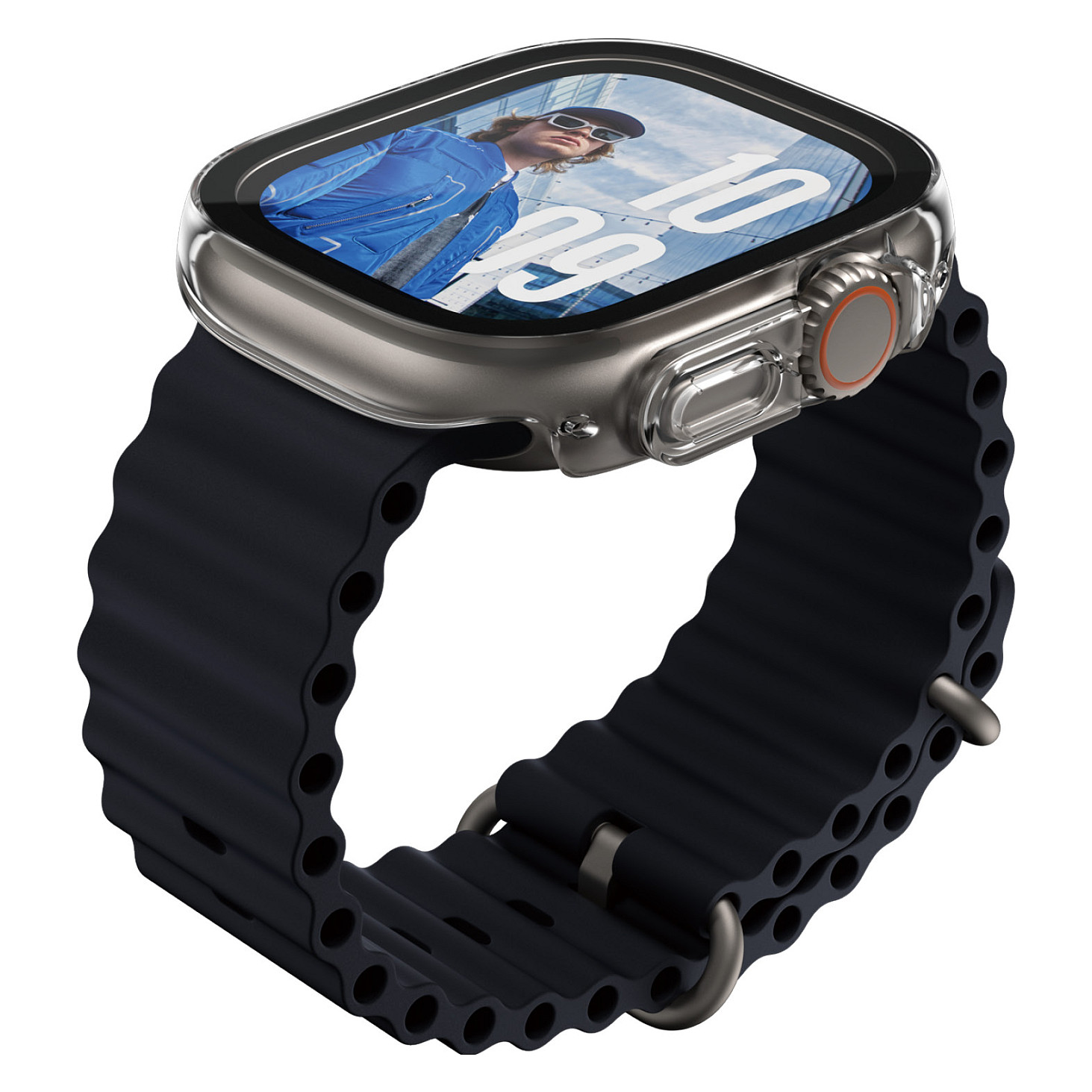 Zaštitno staklo PANZER GLASS Snappie Full Body Slim Clear za Apple Watch Ultra 2, 5715685003646-0