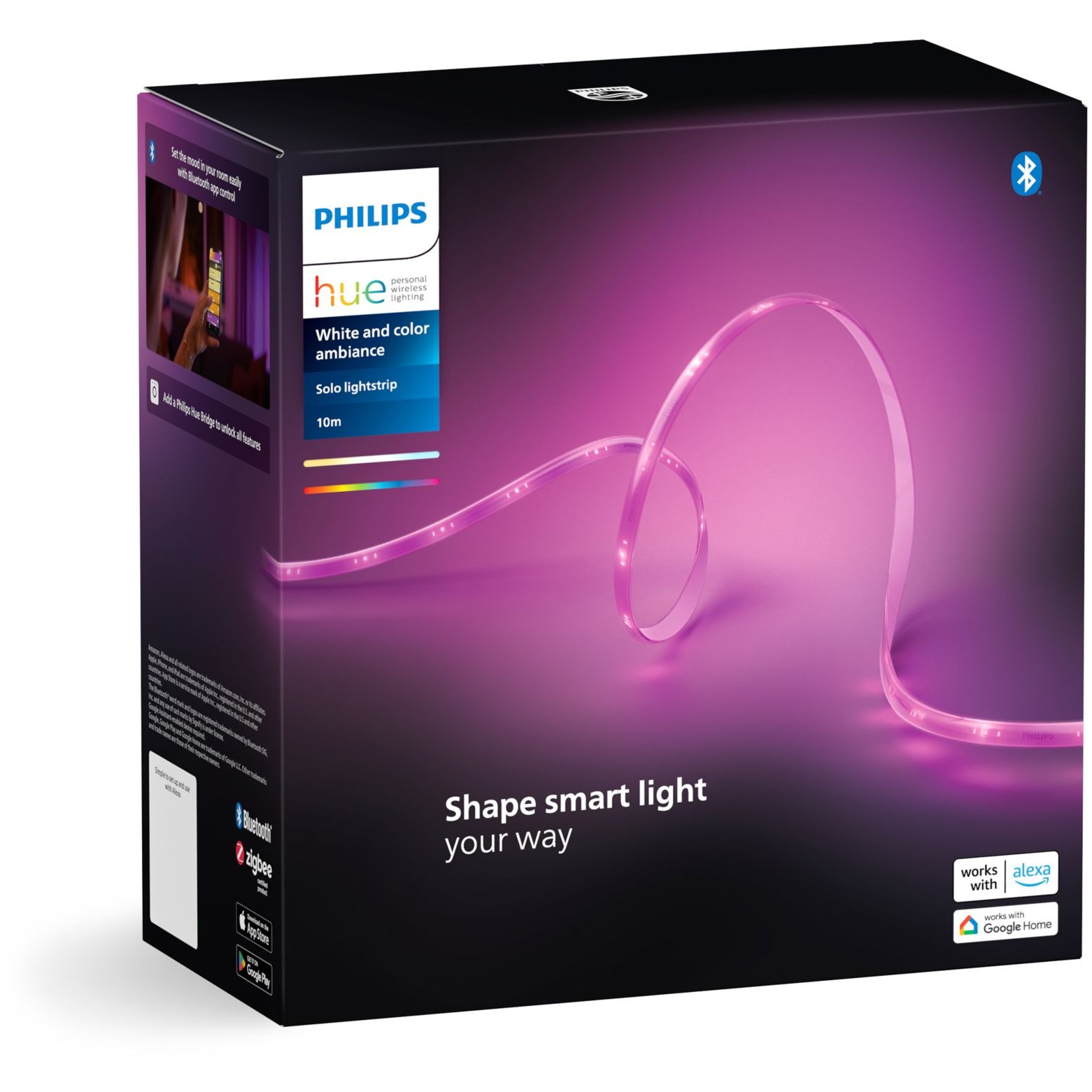 Pametna LED traka PHILIPS Hue Lightstrip Solo (10m, White and Color Ambiance)-3