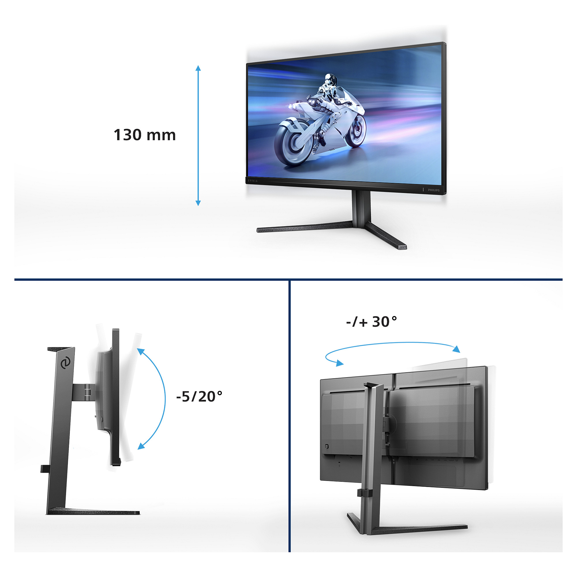 Gaming monitor PHILIPS 25M2N5200U (24.5", FHD, 240Hz, IPS, 1ms)-6