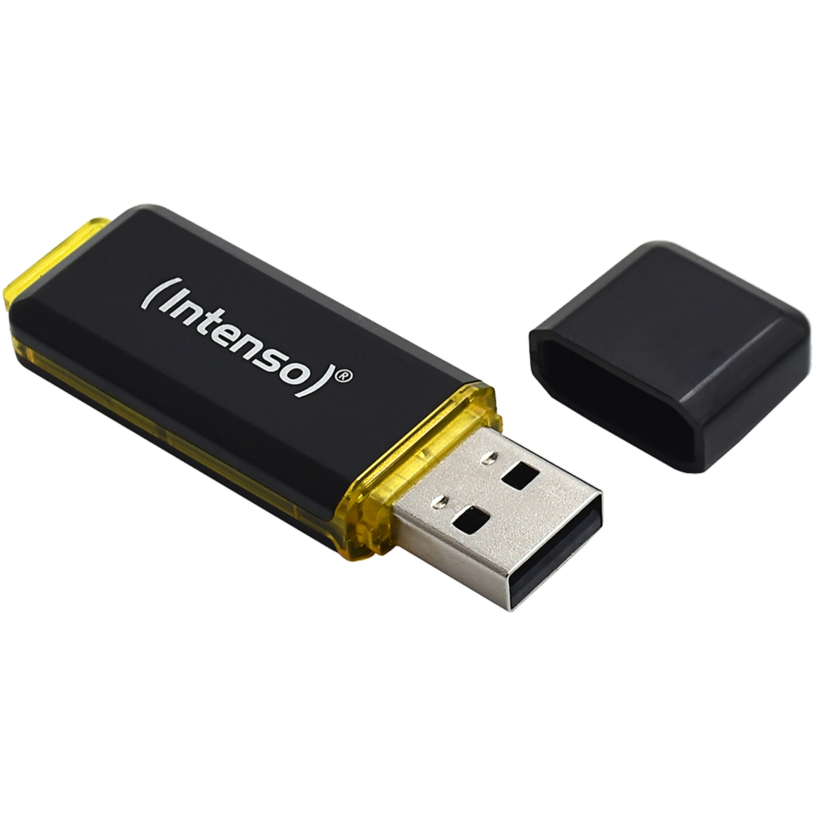 USB STICK INTENSO High Speed Line (256GB, USB 3.2, crno-žuti)-1