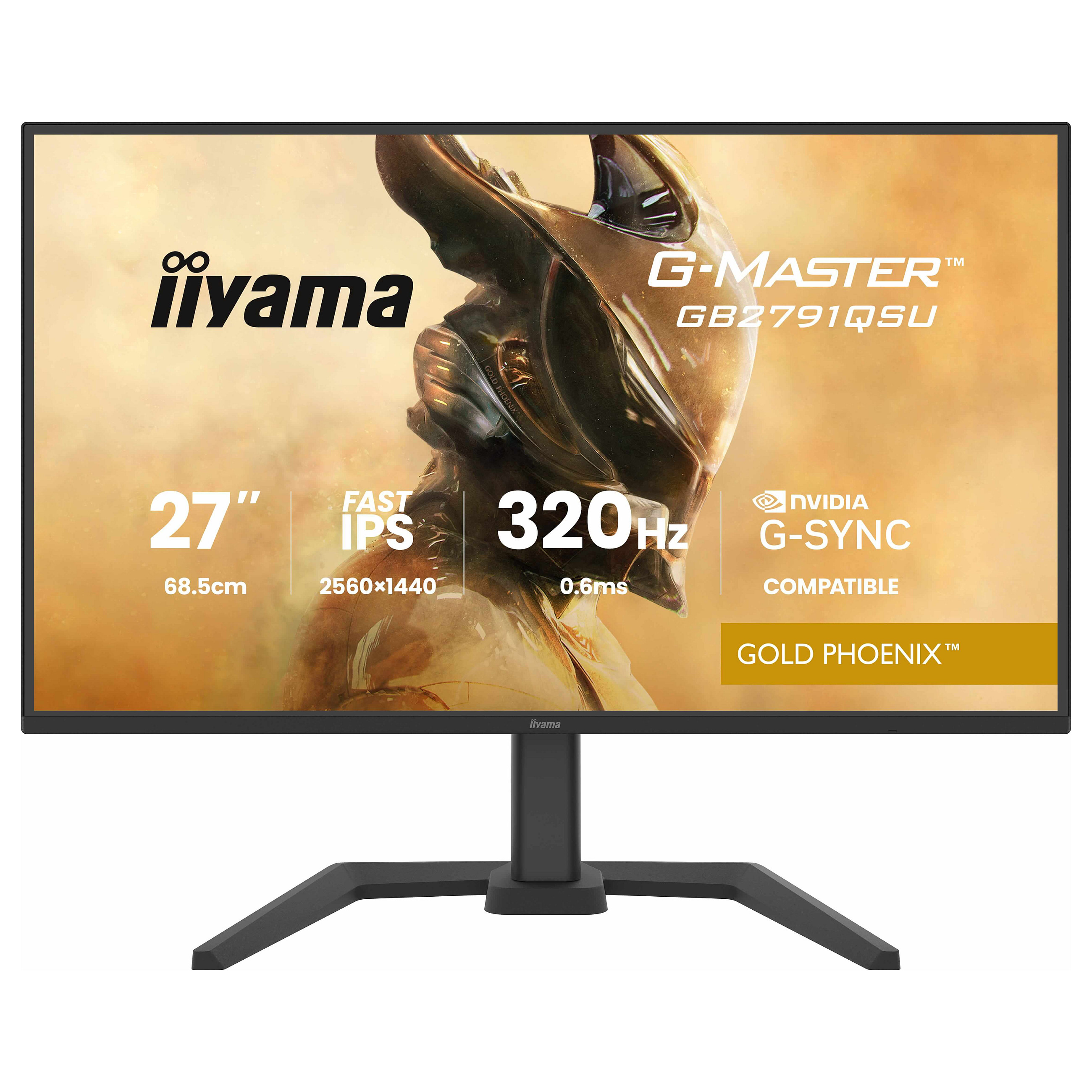 Gaming monitor IIYAMA G-MASTER Gold Phoenix GB2791QSU-B1 (27", WQHD, Fast IPS, 240Hz, 1ms)