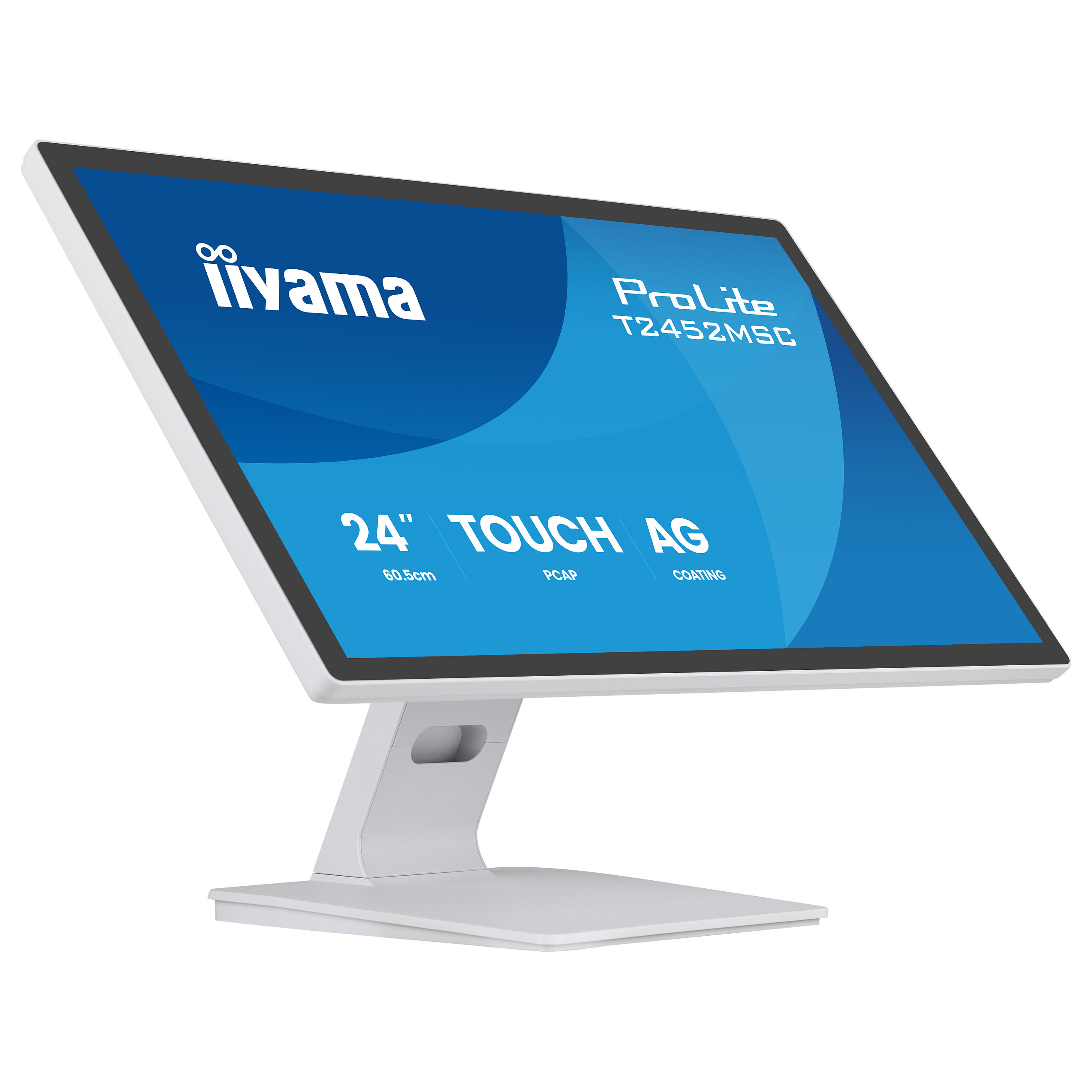 Monitor IIYAMA ProLite T2452MSC-W1AG (24", Full HD, IPS, 10-point Touch, Bijeli)