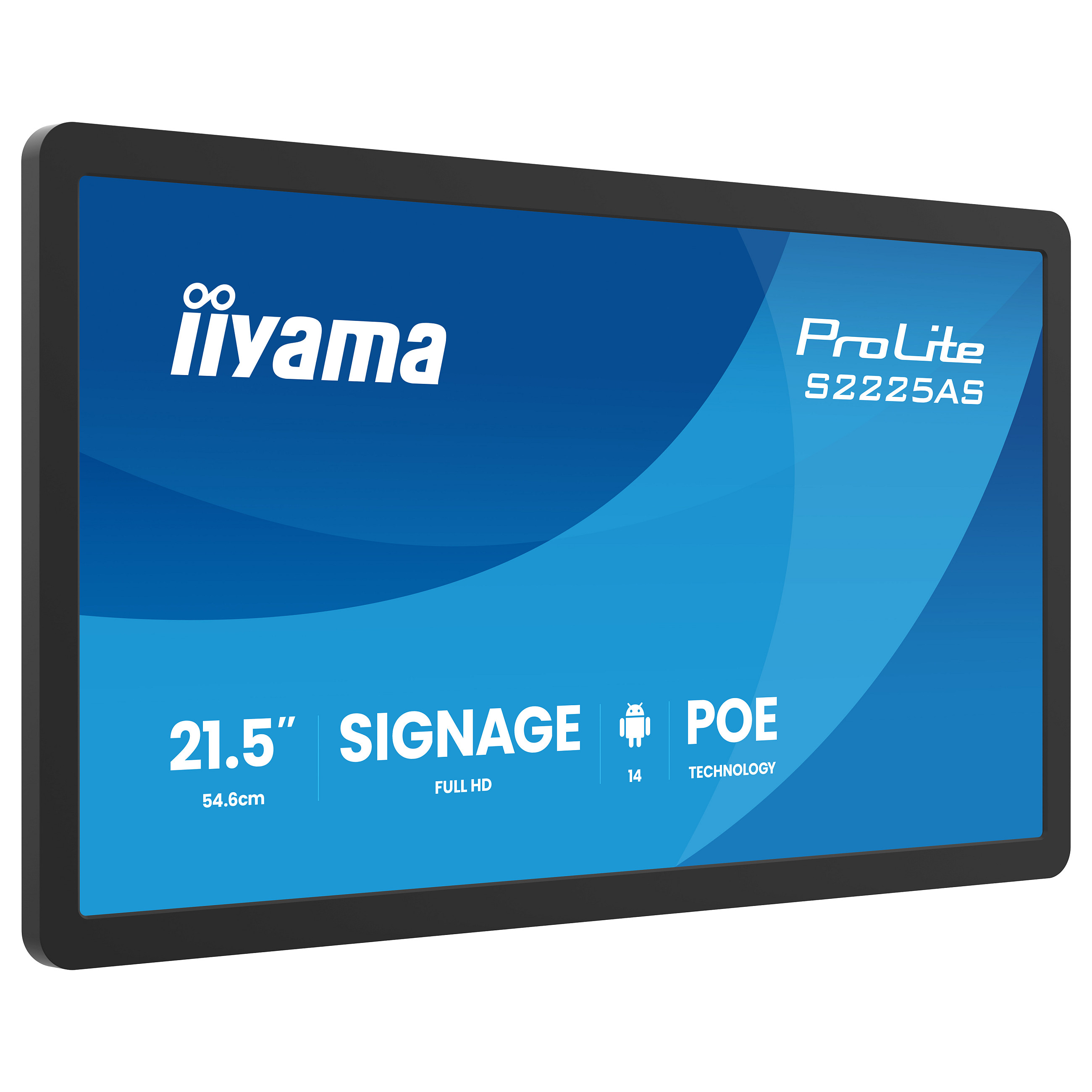 Monitor IIYAMA ProLite S2225AS-B1P (21.5" FHD IPS, 100Hz, USB-C, Webcam)
