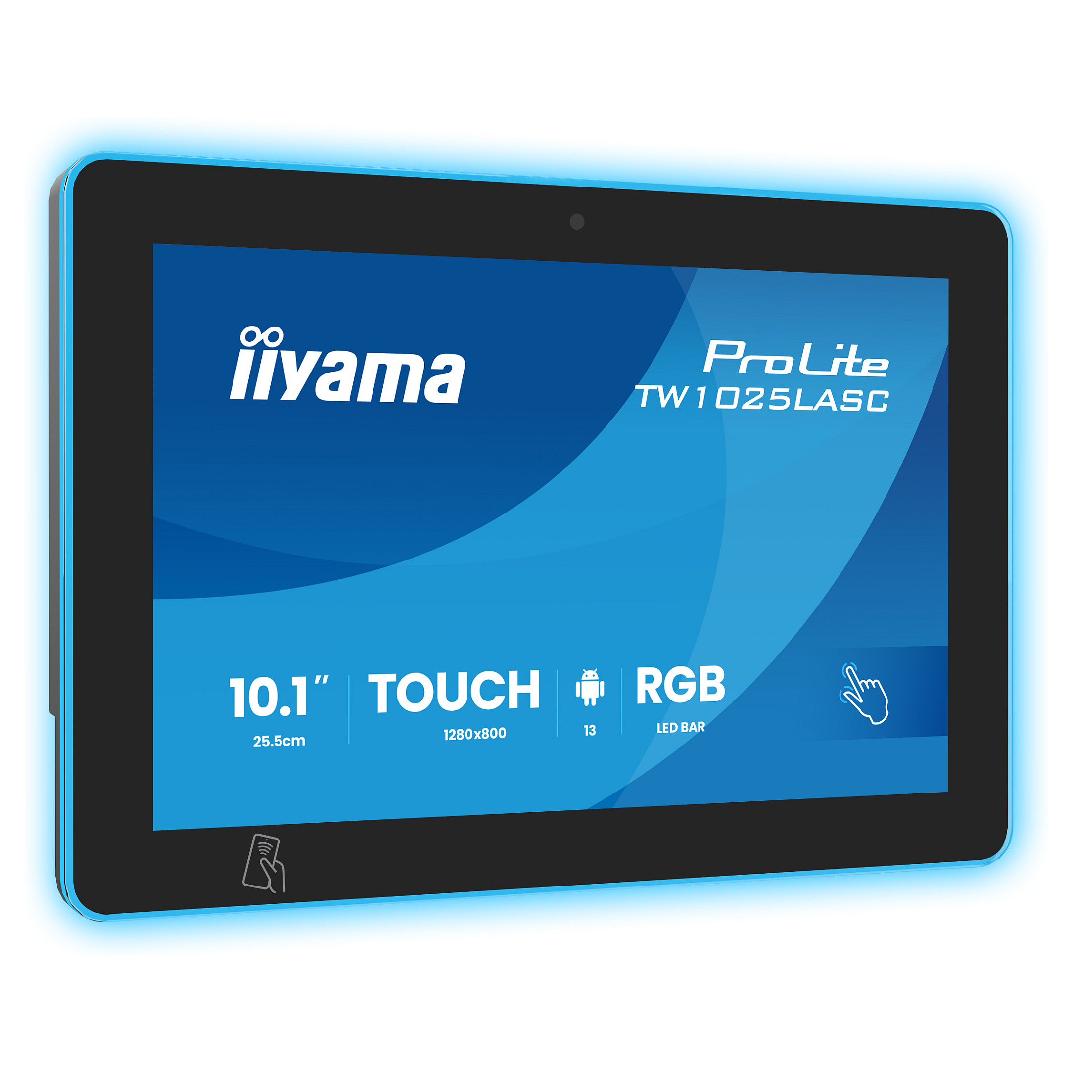 Touch monitor IIYAMA ProLite TW1025LASC-B3PNR (10.1", IPS, 1280x800, PCAP)-0