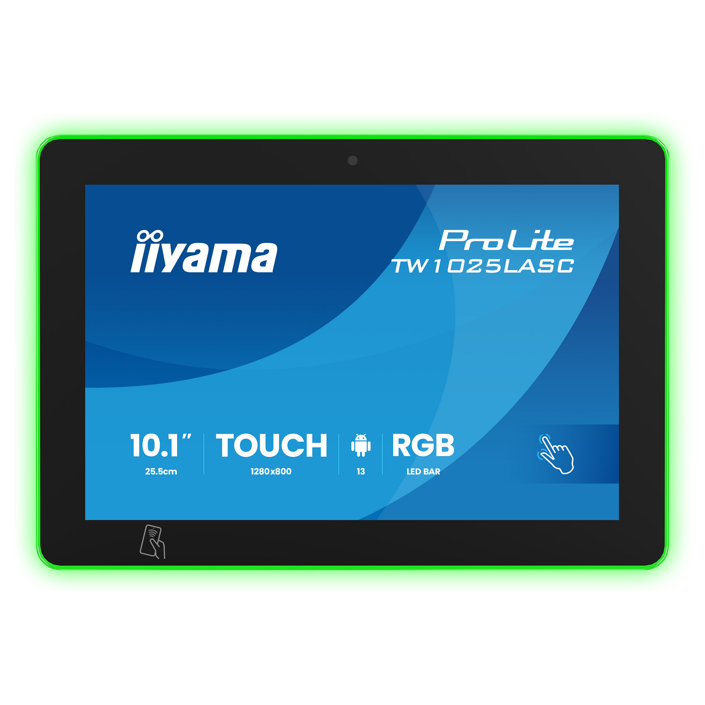 Touch monitor IIYAMA ProLite TW1025LASC-B3PNR (10.1", IPS, 1280x800, PCAP)-1