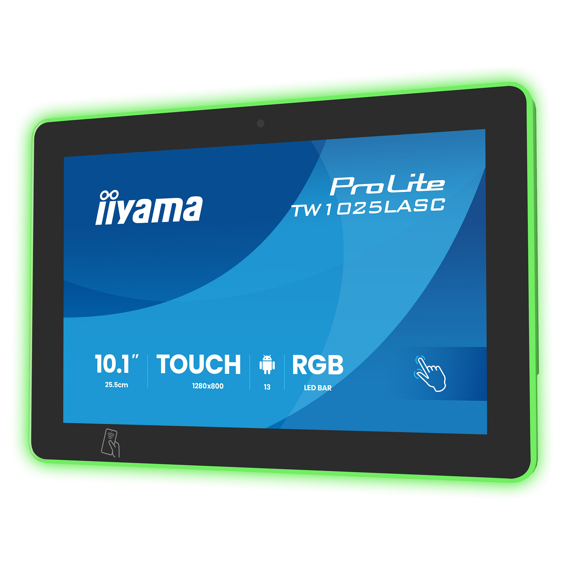 Touch monitor IIYAMA ProLite TW1025LASC-B3PNR (10.1", IPS, 1280x800, PCAP)-2