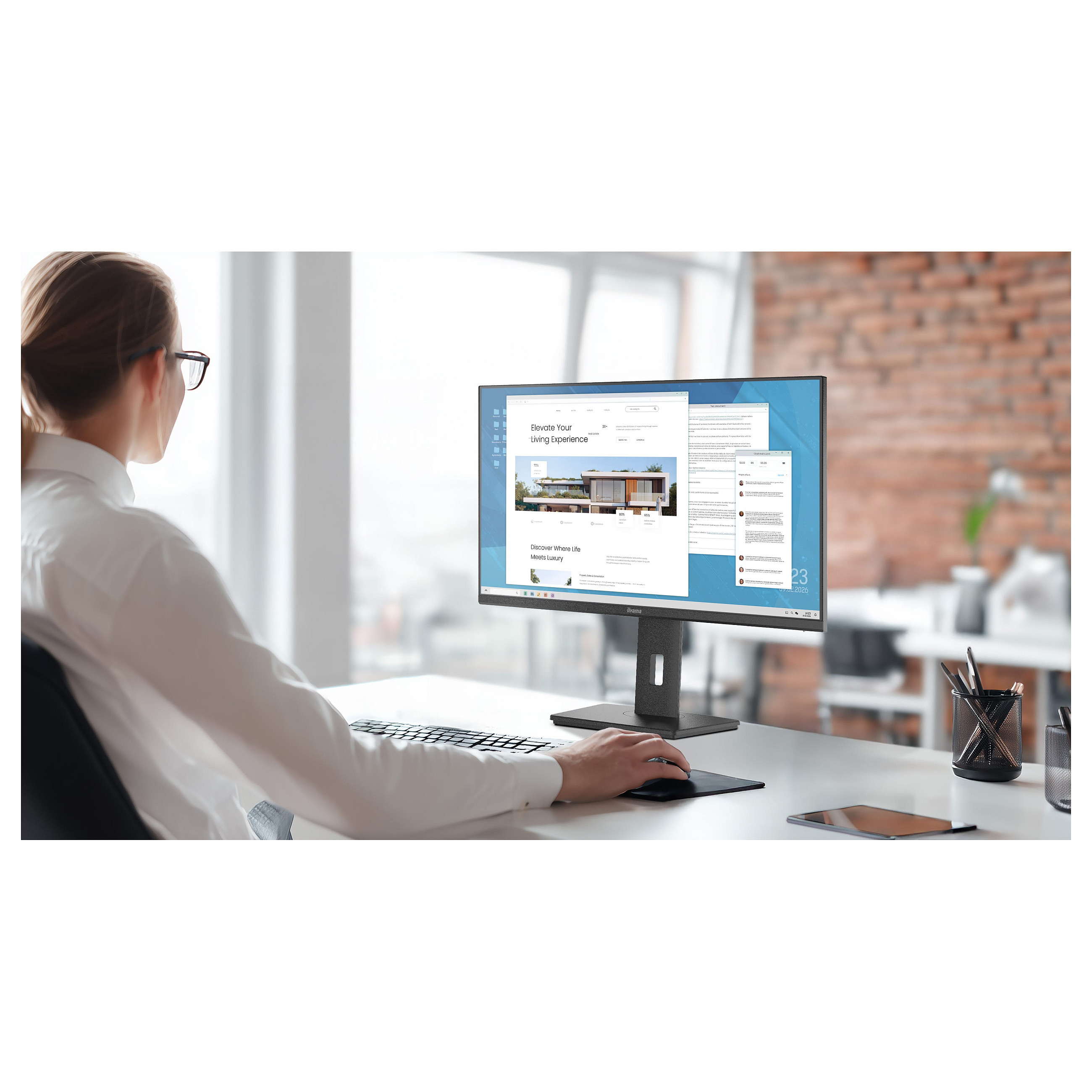 Monitor IIYAMA ProLite XB2797QSU-B1 (27" IPS, WQHD, 100Hz, 1ms, HAS)-19