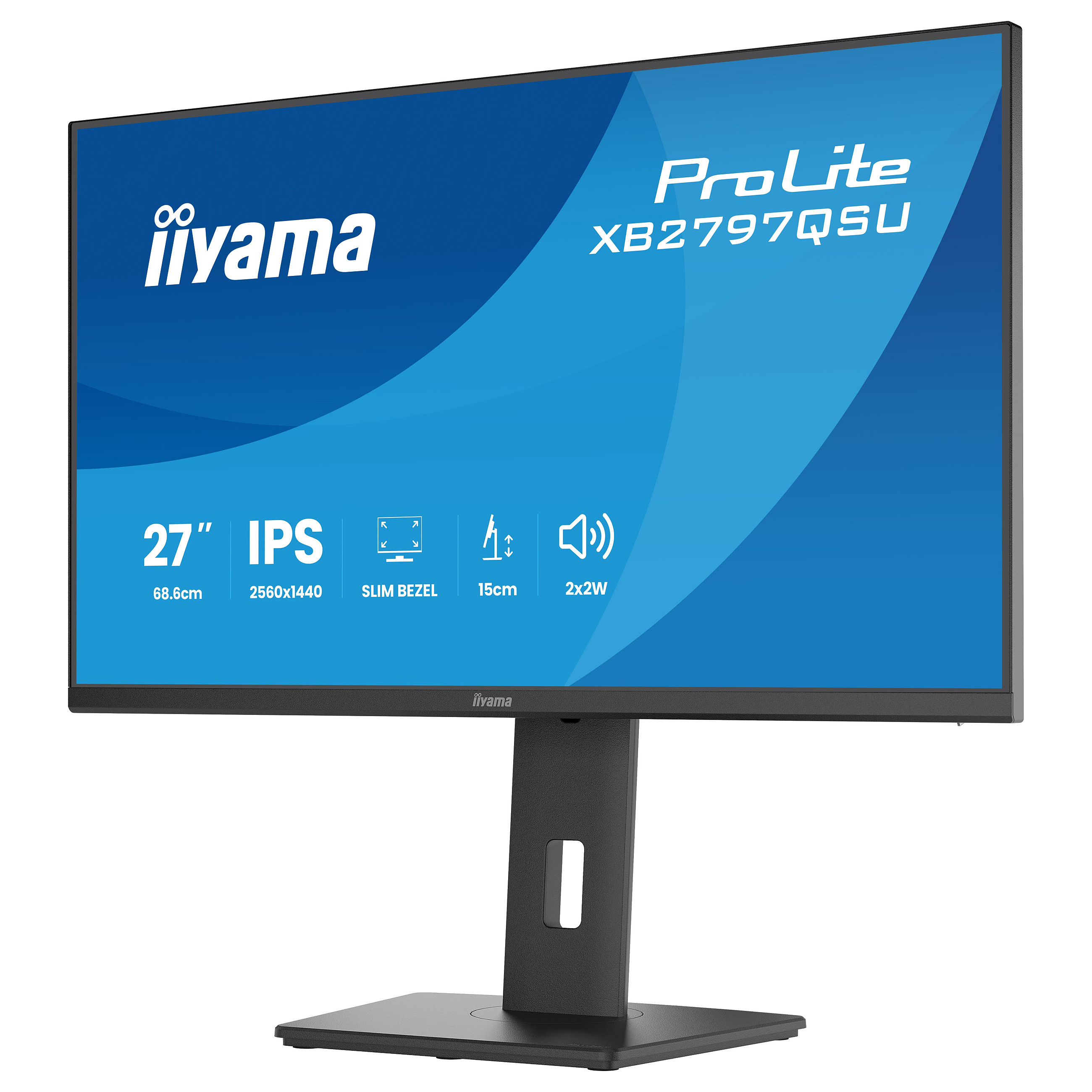 Monitor IIYAMA ProLite XB2797QSU-B1 (27" IPS, WQHD, 100Hz, 1ms, HAS)-26