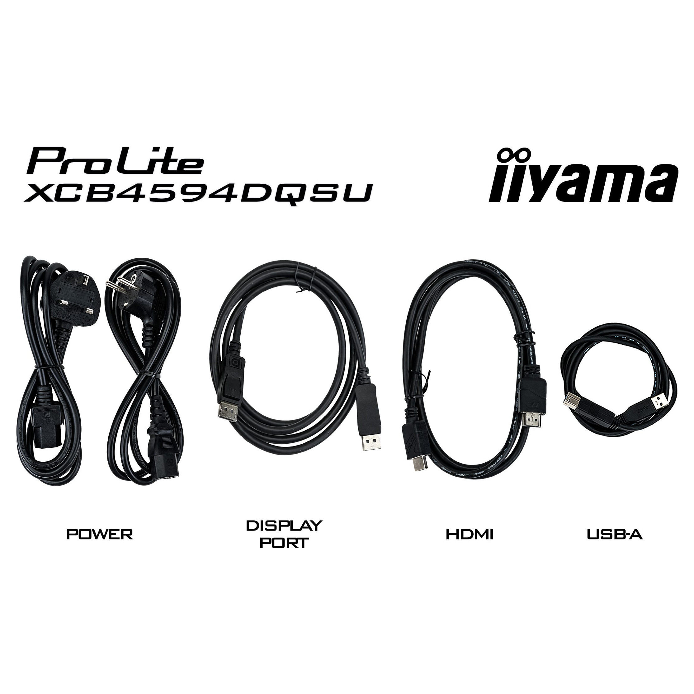 Zakrivljeni gaming monitor IIYAMA ProLite XCB4594DQSU-B1 (44.5", 5120x1440, 165Hz, VA, KVM)-11