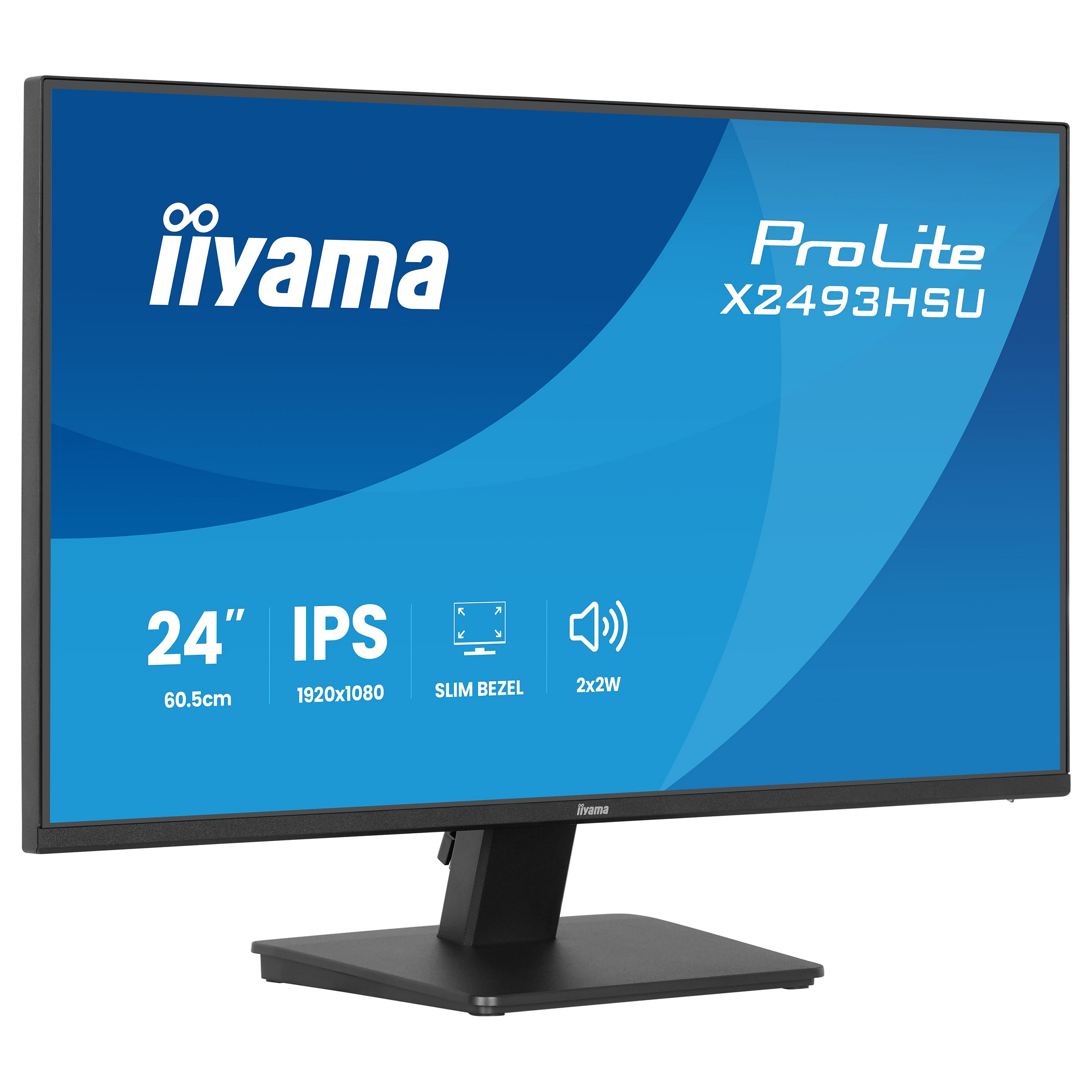 Monitor IIYAMA ProLite X2493HSU-B1 (24", IPS, FHD, 75Hz, HDMI, DP)-15