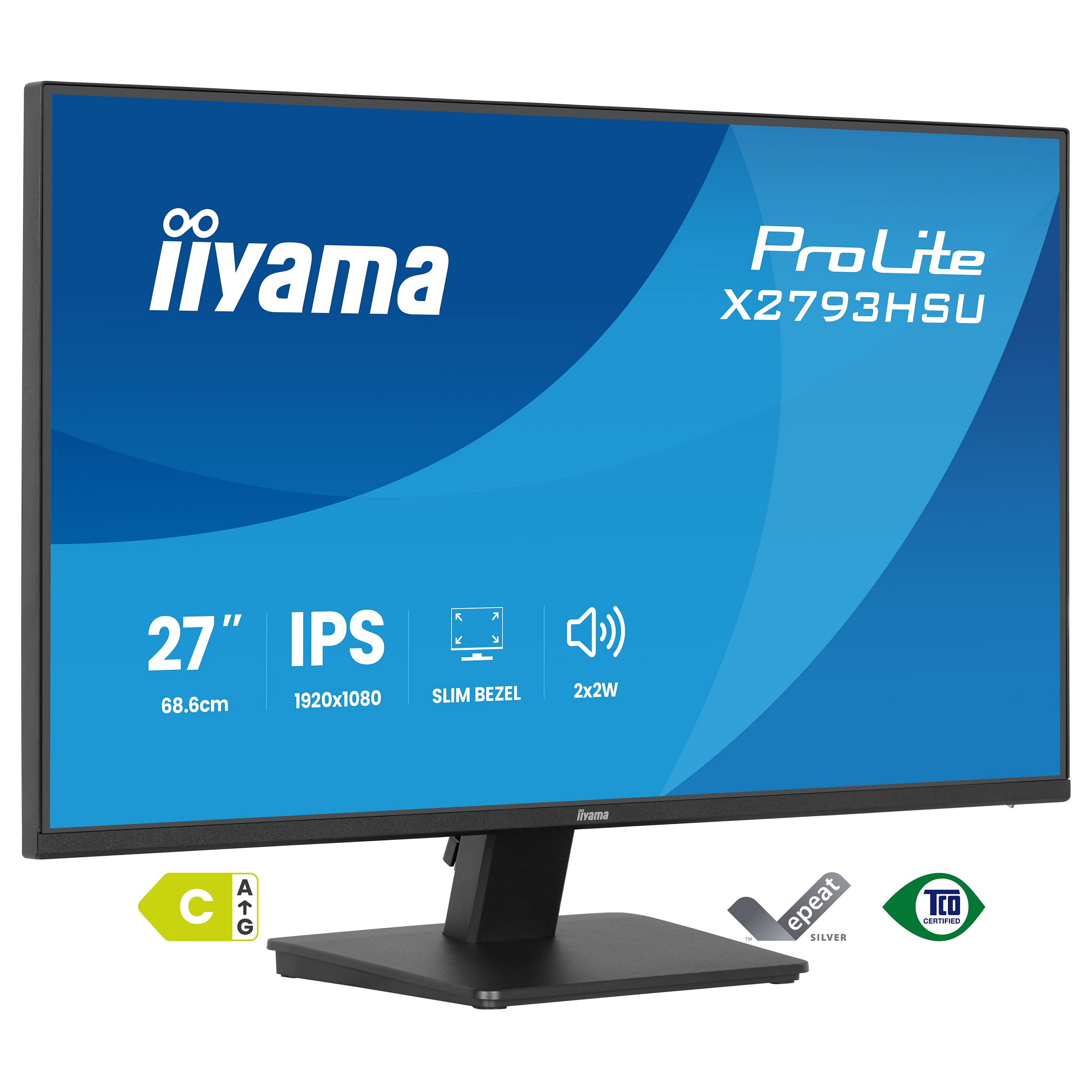 Monitor IIYAMA ProLite X2793HSU-B1 (27", IPS, FHD, 75Hz, 4ms)