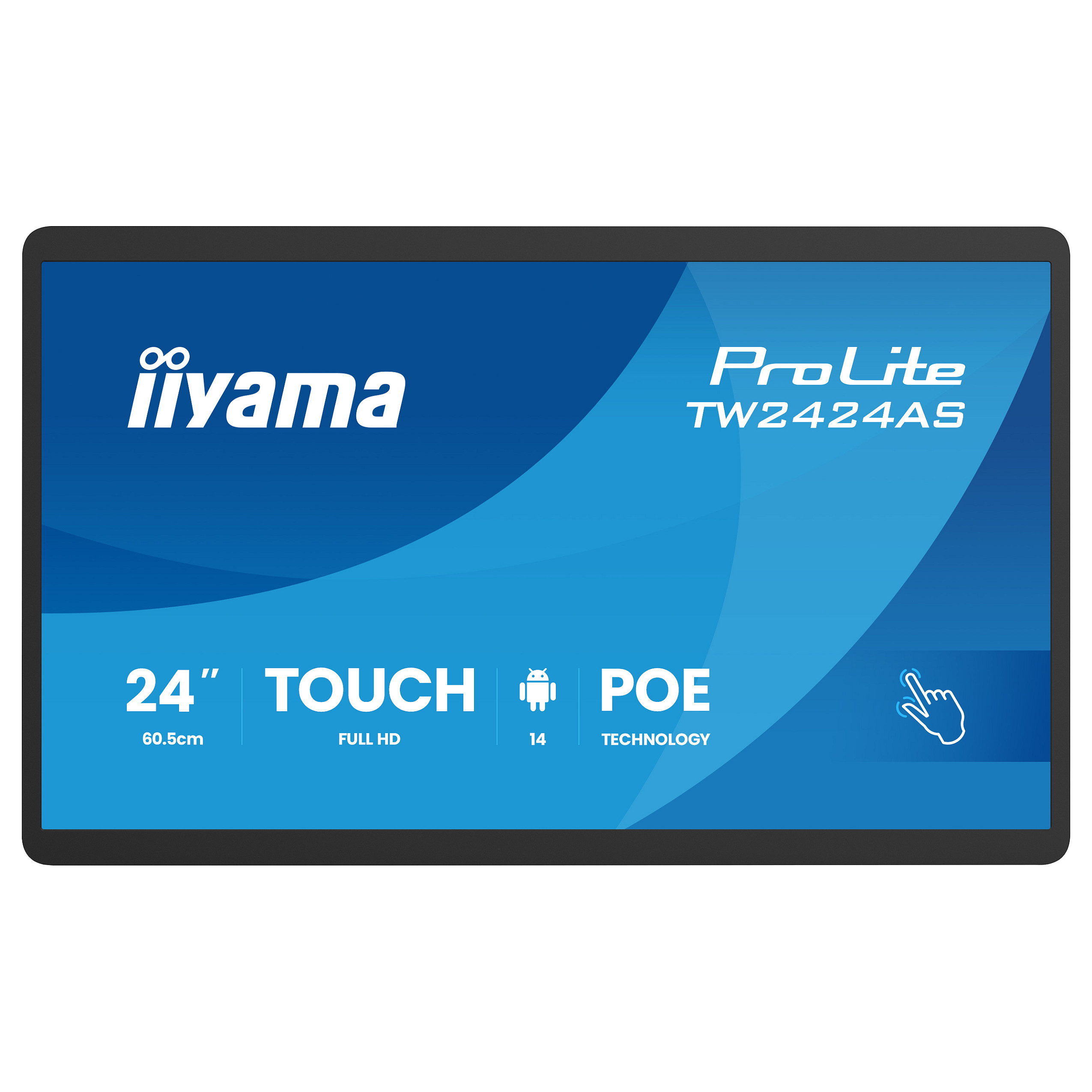 Interaktivni zaslon IIYAMA ProLite TW2424AS-B3P (23.8", Full HD, IPS, PCAP Touch, Android OS, USB-C)-1