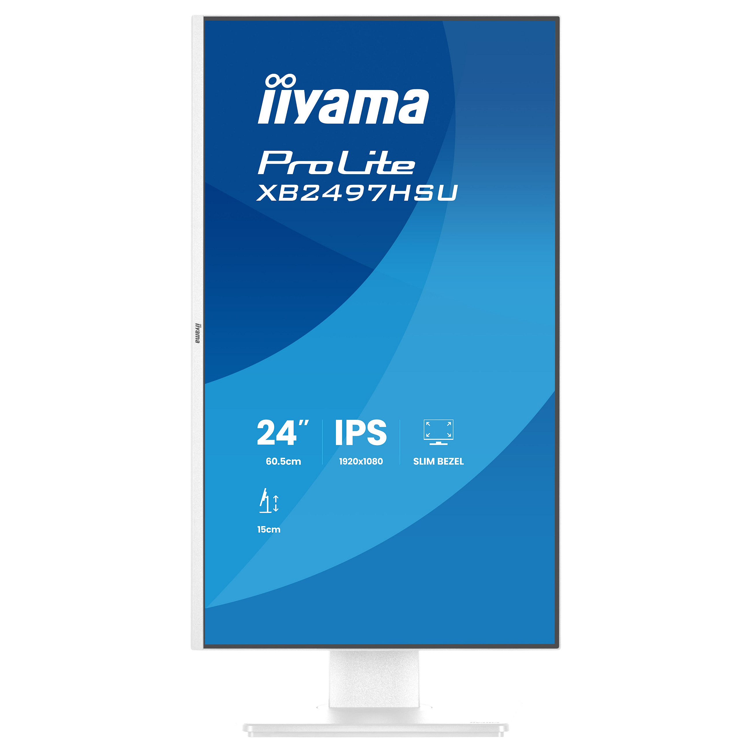 Monitor IIYAMA ProLite XB2497HSU-W1 (23.8", IPS, FHD, 100Hz, USB-C, bijeli)-13