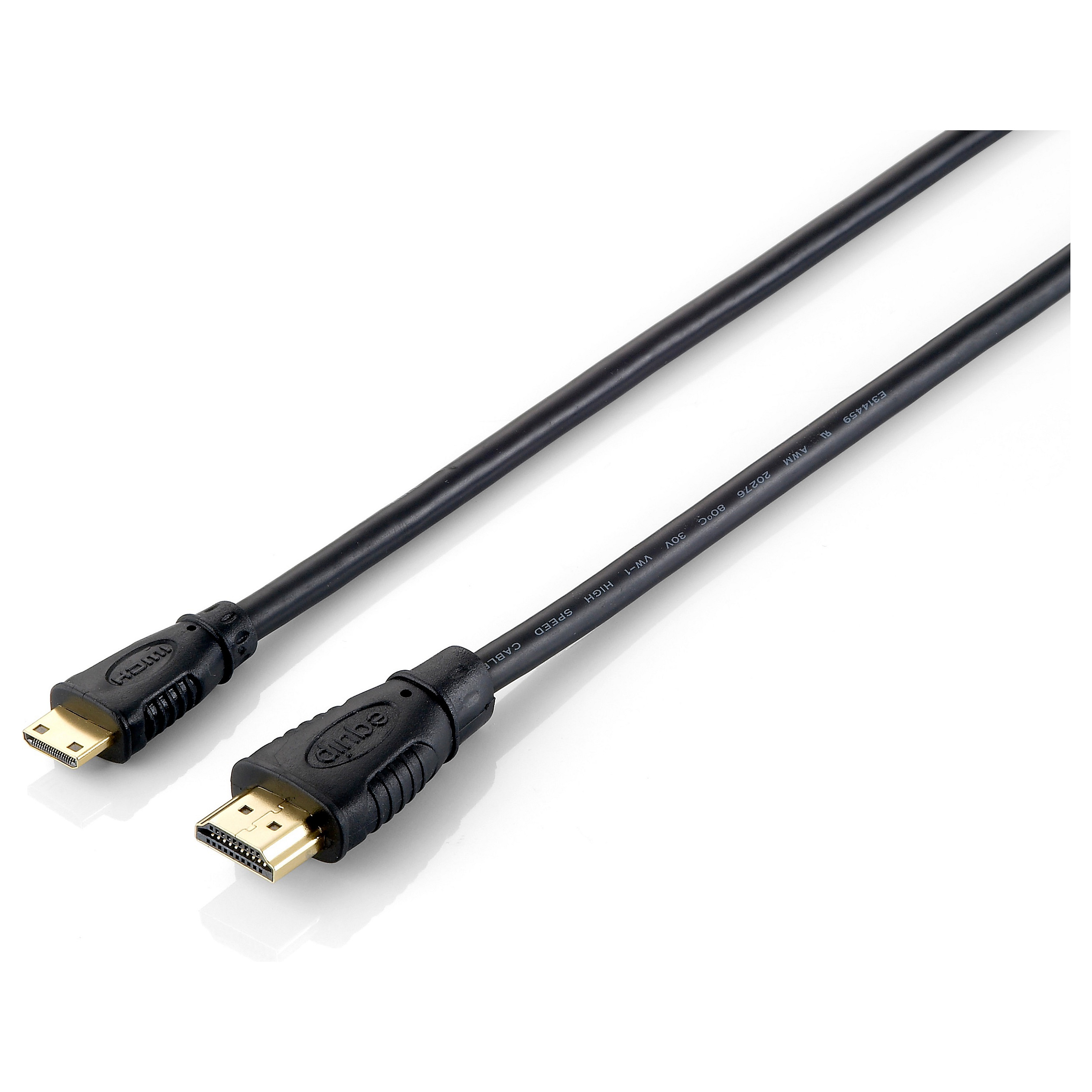 HDMI kabel EQUIP HDMI A na Mini HDMI C (1.0m, 4K@30Hz, HDR, v1.4, Ethernet)