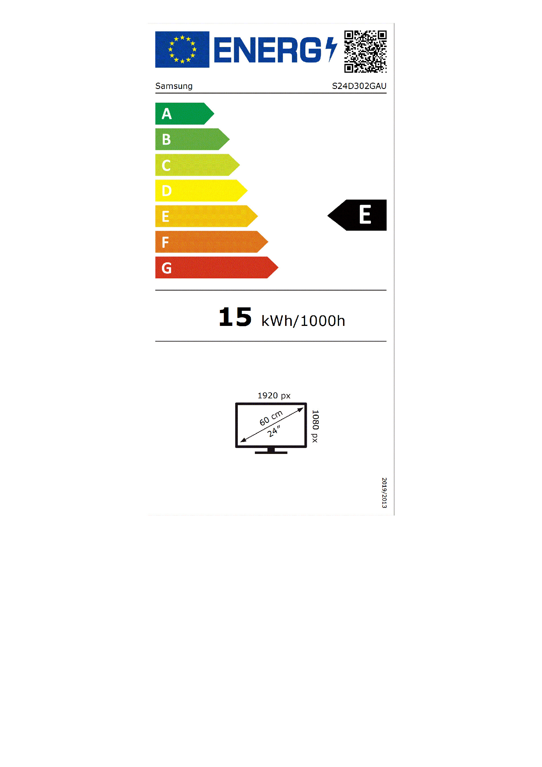 Monitor SAMSUNG S24D302GAUXEN (24", FHD, 2ms)-11