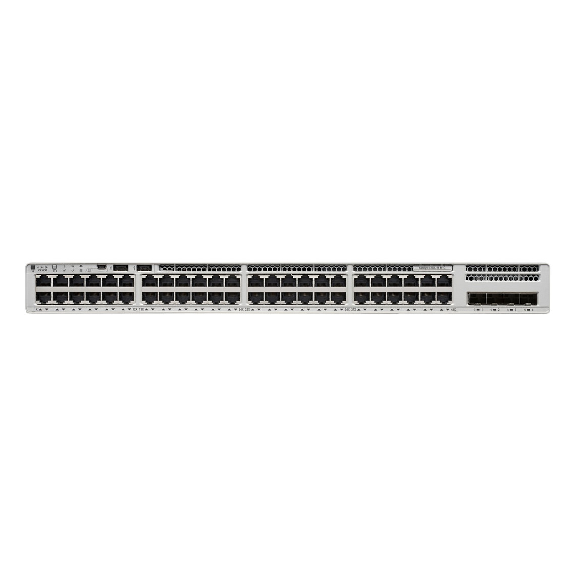 Mrežni Switch CISCO Catalyst C9200L-48PXG-4X-E (48-portni, 12x mGig, 36x 1G, 4x 10G SFP+, PoE+)-1