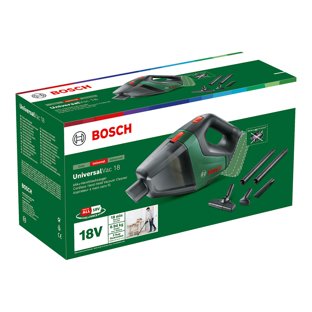 Akumulatorski usisavač BOSCH UniversalVac 18 (18V, bez baterije i punjača)-2