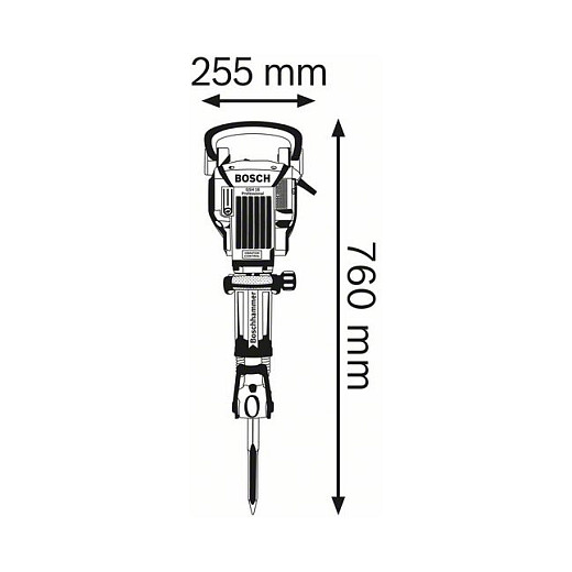 Čekić za rušenje BOSCH GSH 16-28 Professional (1750W, 41J, 17.9kg)-1