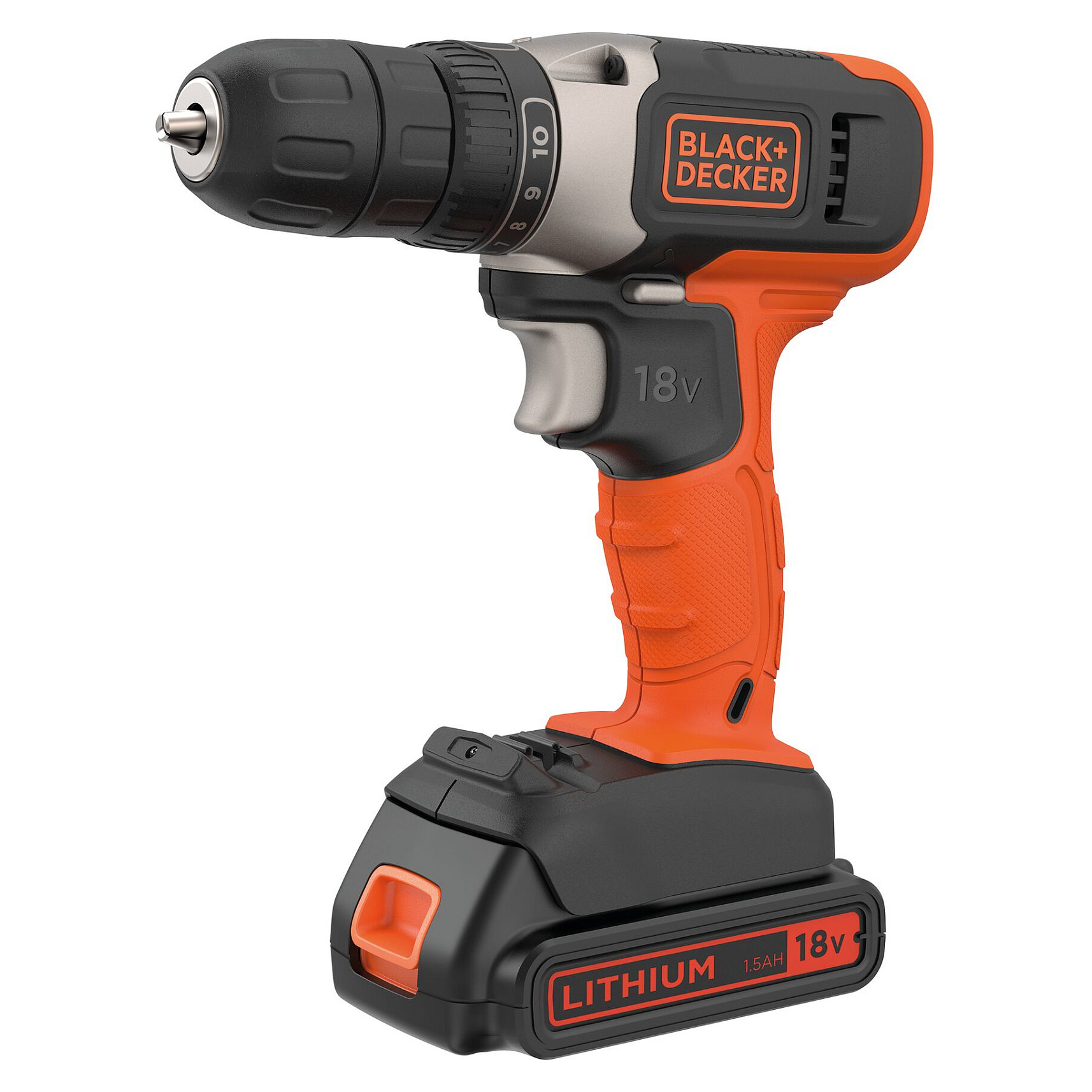 Akumulatorska bušilica-odvijač BLACK+DECKER BCD001C1 (18V, 1.5Ah)-0