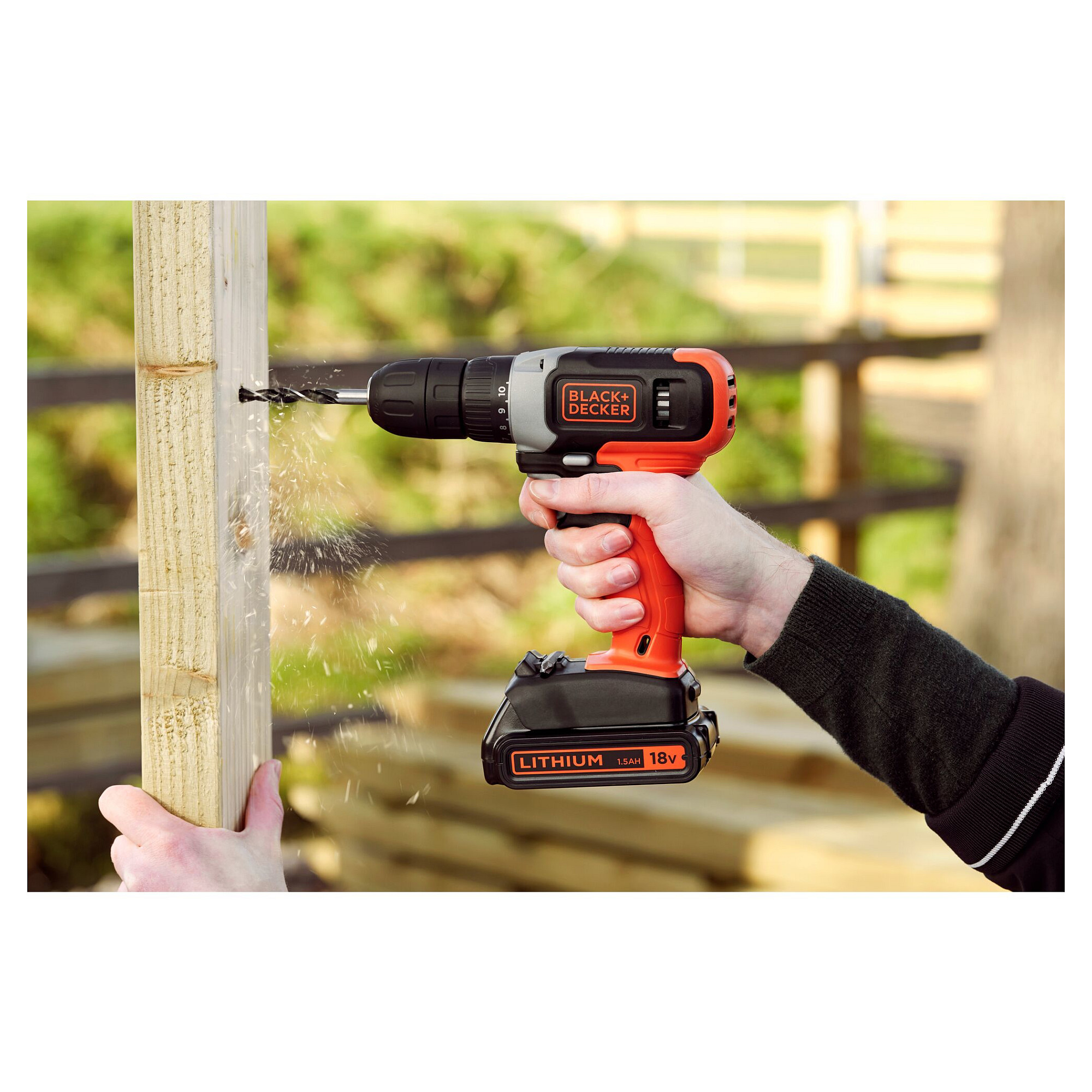 Akumulatorska bušilica-odvijač BLACK+DECKER BCD001C1 (18V, 1.5Ah)-3