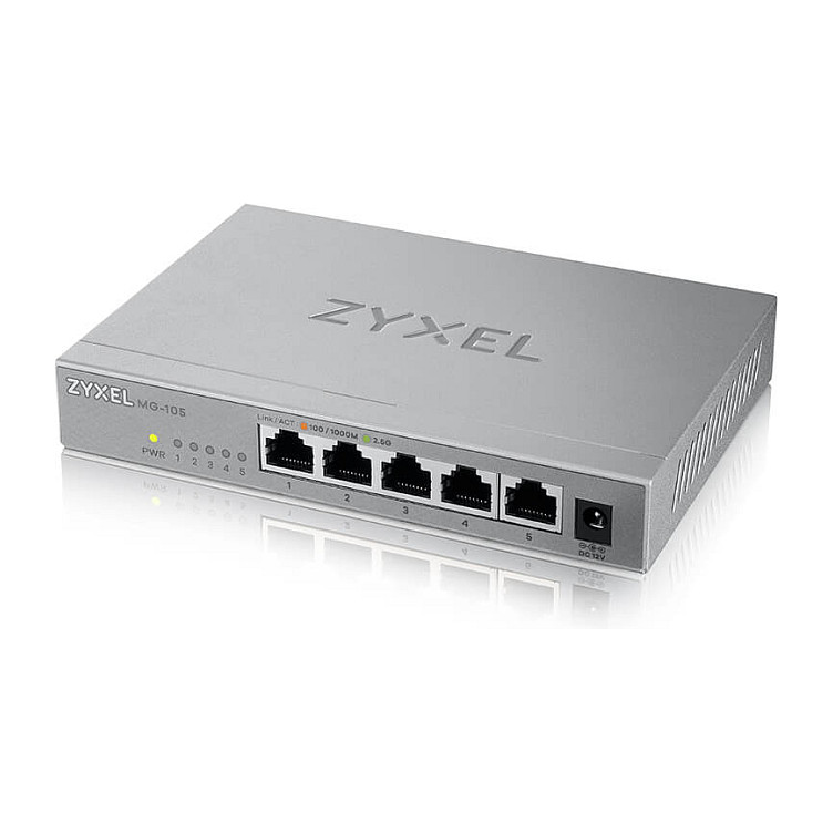 Mrežni switch ZYXEL XMG-105 (5-portni, 2.5G, Unmanaged)-3