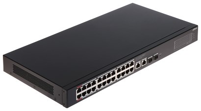 PoE Switch DAHUA CS4228-24GT-375 (24x PoE, 2x Uplink, 2x SFP, 375W, L2 Managed)-3