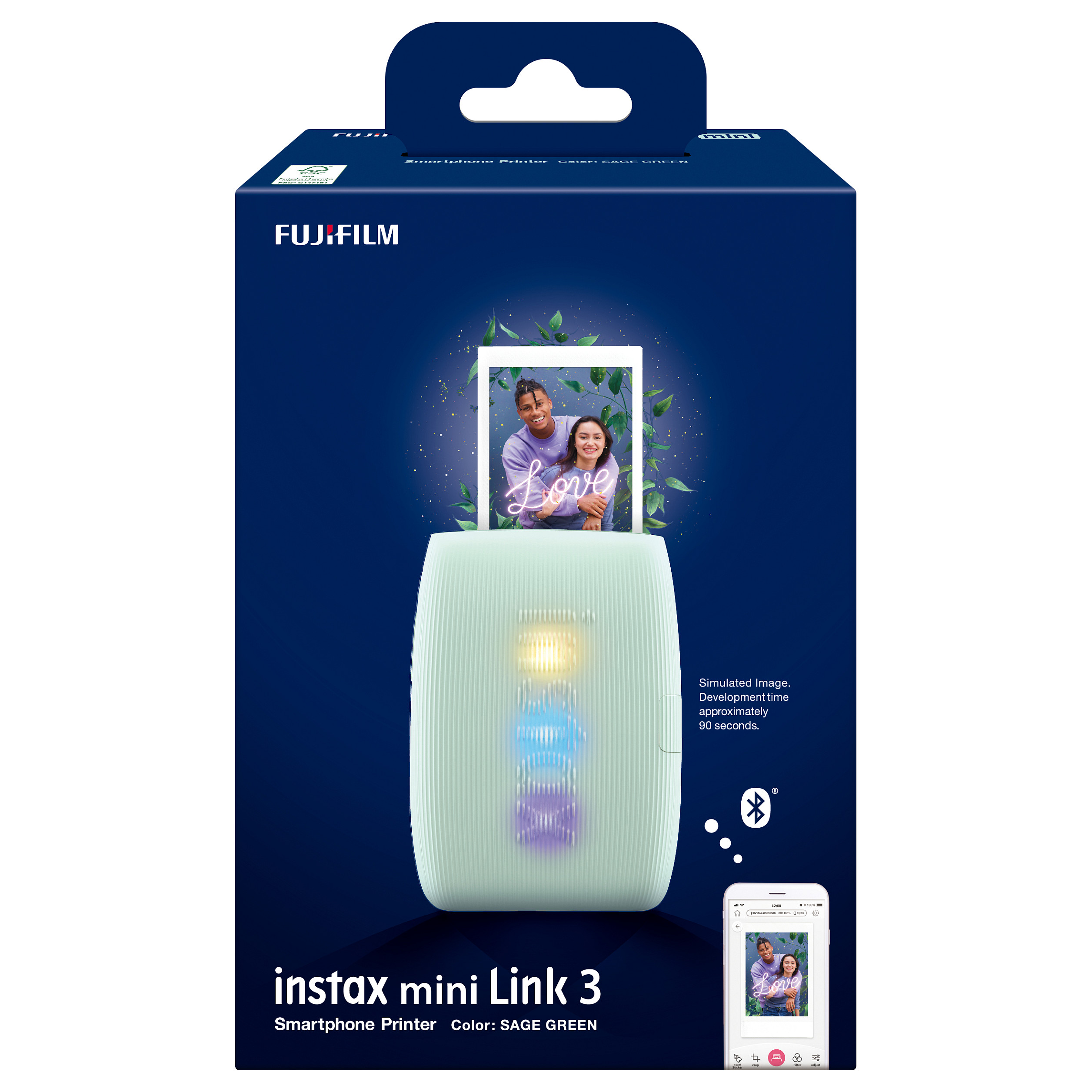 Pisač za pametni telefon FUJIFILM instax mini Link 3 (Sage Green)-8