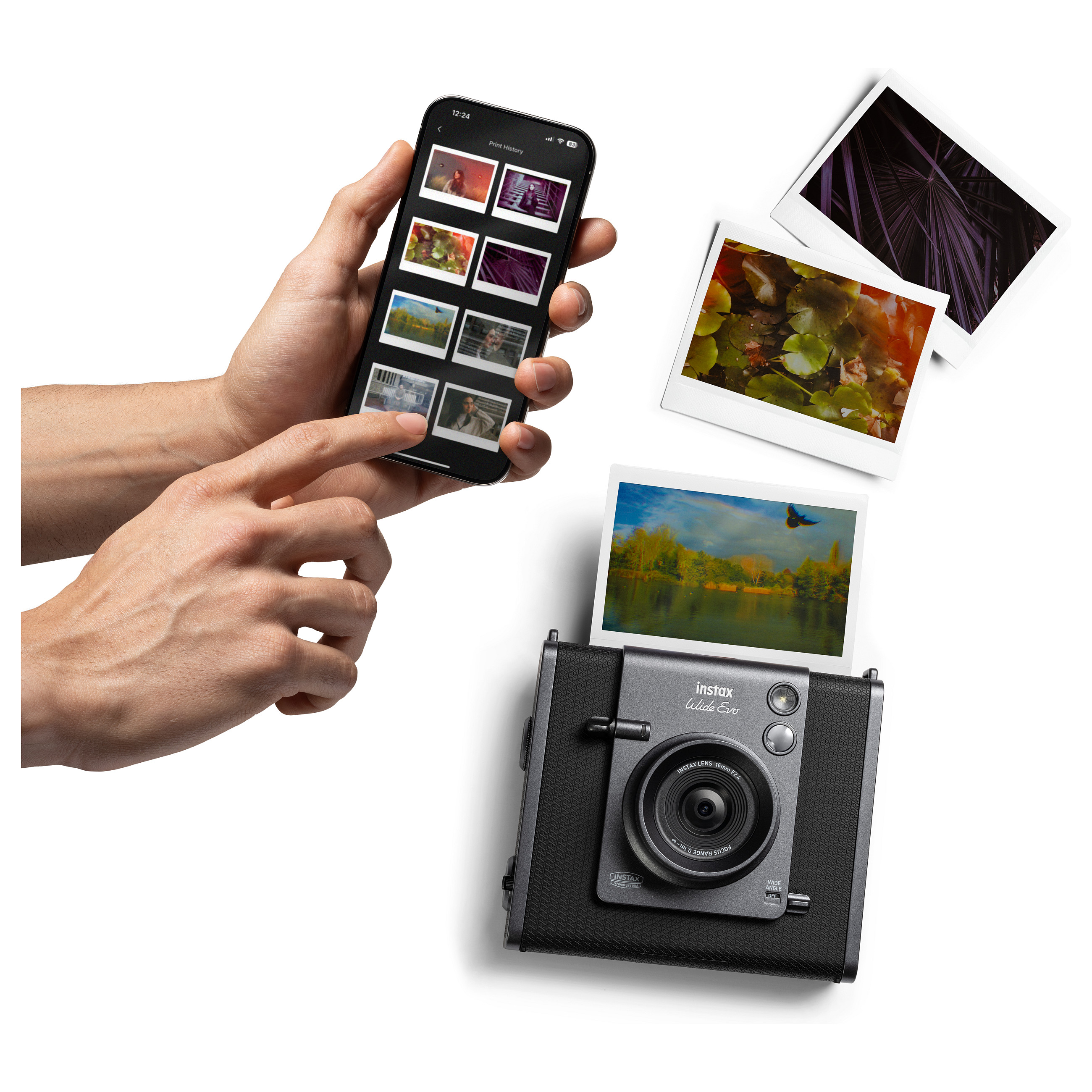 Hibridni instant fotoaparat FUJIFILM Instax Mini Evo (crni)-11