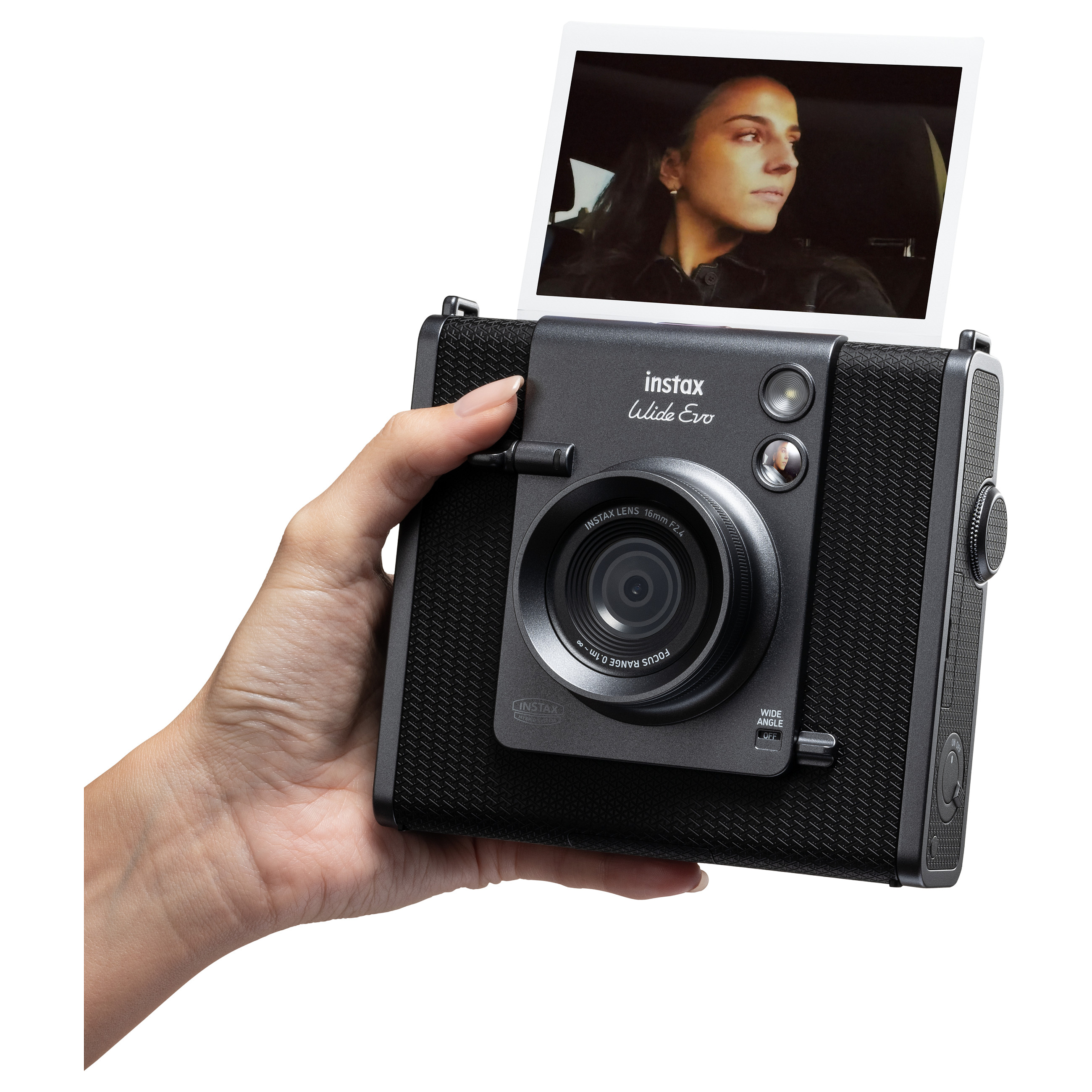 Hibridni instant fotoaparat FUJIFILM Instax Mini Evo (crni)-13