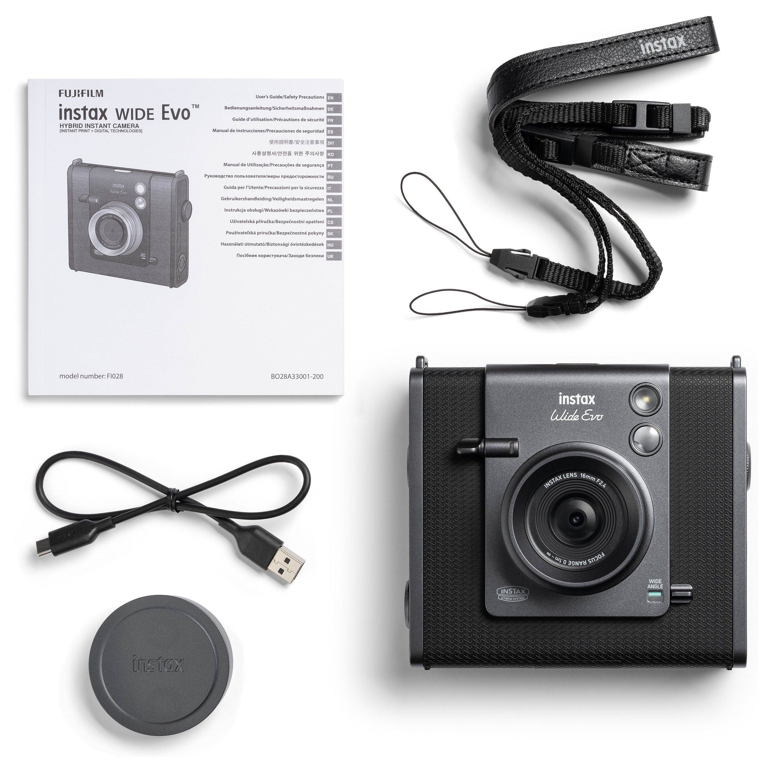 Hibridni instant fotoaparat FUJIFILM Instax Mini Evo (crni)-15