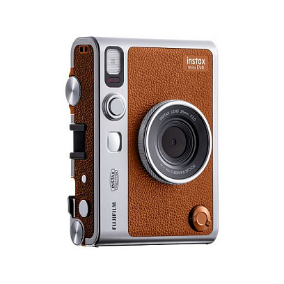 Hibridni instant fotoaparat FUJIFILM instax mini Evo (smeđi, USB-C)-2