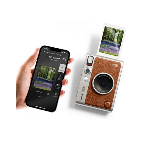 Hibridni instant fotoaparat FUJIFILM instax mini Evo (smeđi, USB-C)-4