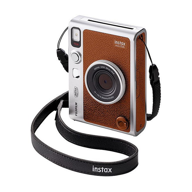 Hibridni instant fotoaparat FUJIFILM instax mini Evo (smeđi, USB-C)-7