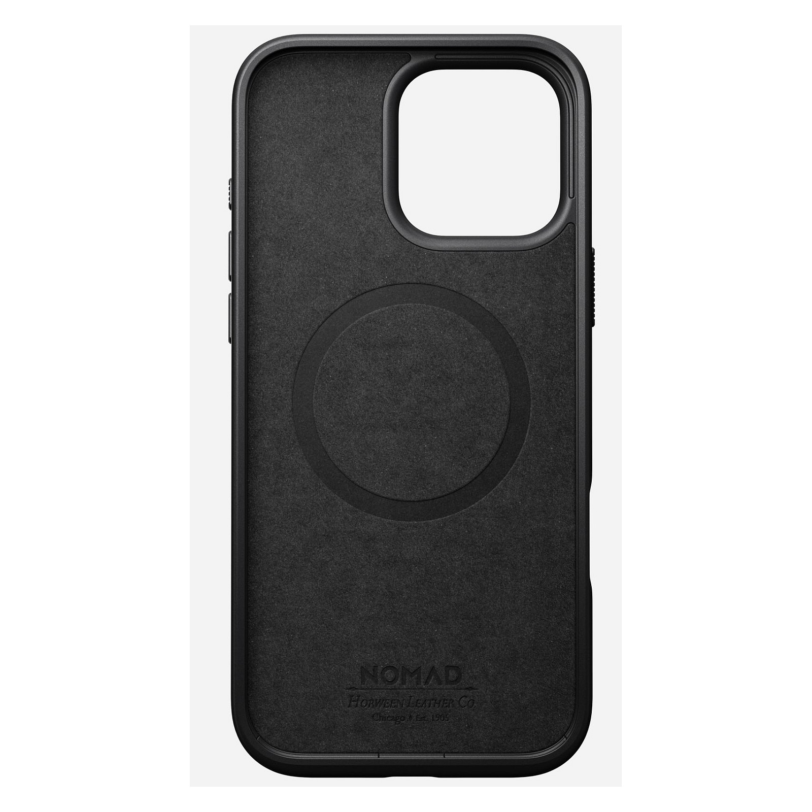 Maska NOMAD Modern Leather Case (za iPhone 16 Pro Max, Horween koža, crna)-5