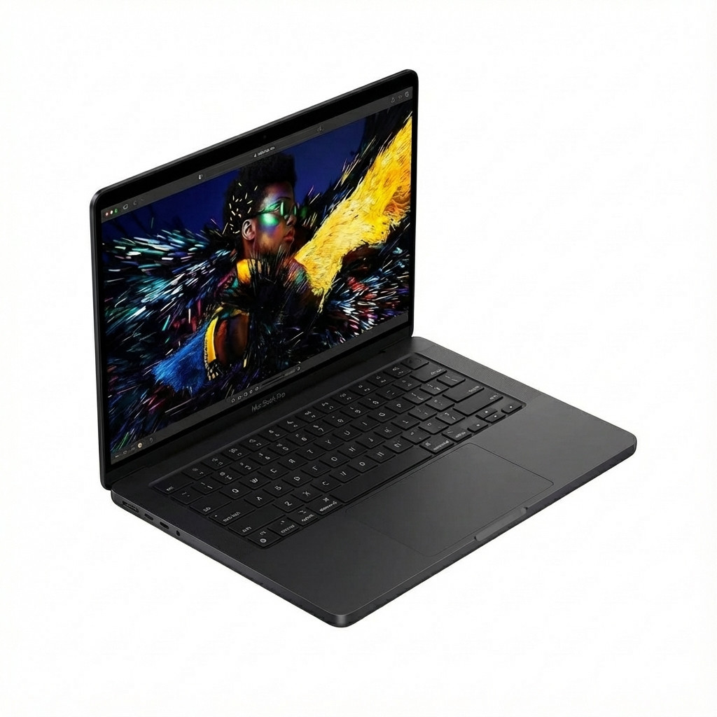 Laptop APPLE MacBook Pro 14" (M4 Pro 12-Core CPU, 16-Core GPU, Nanotexture Glass) SpaceSchwarz – internacionalna non HR tipkovnica-0